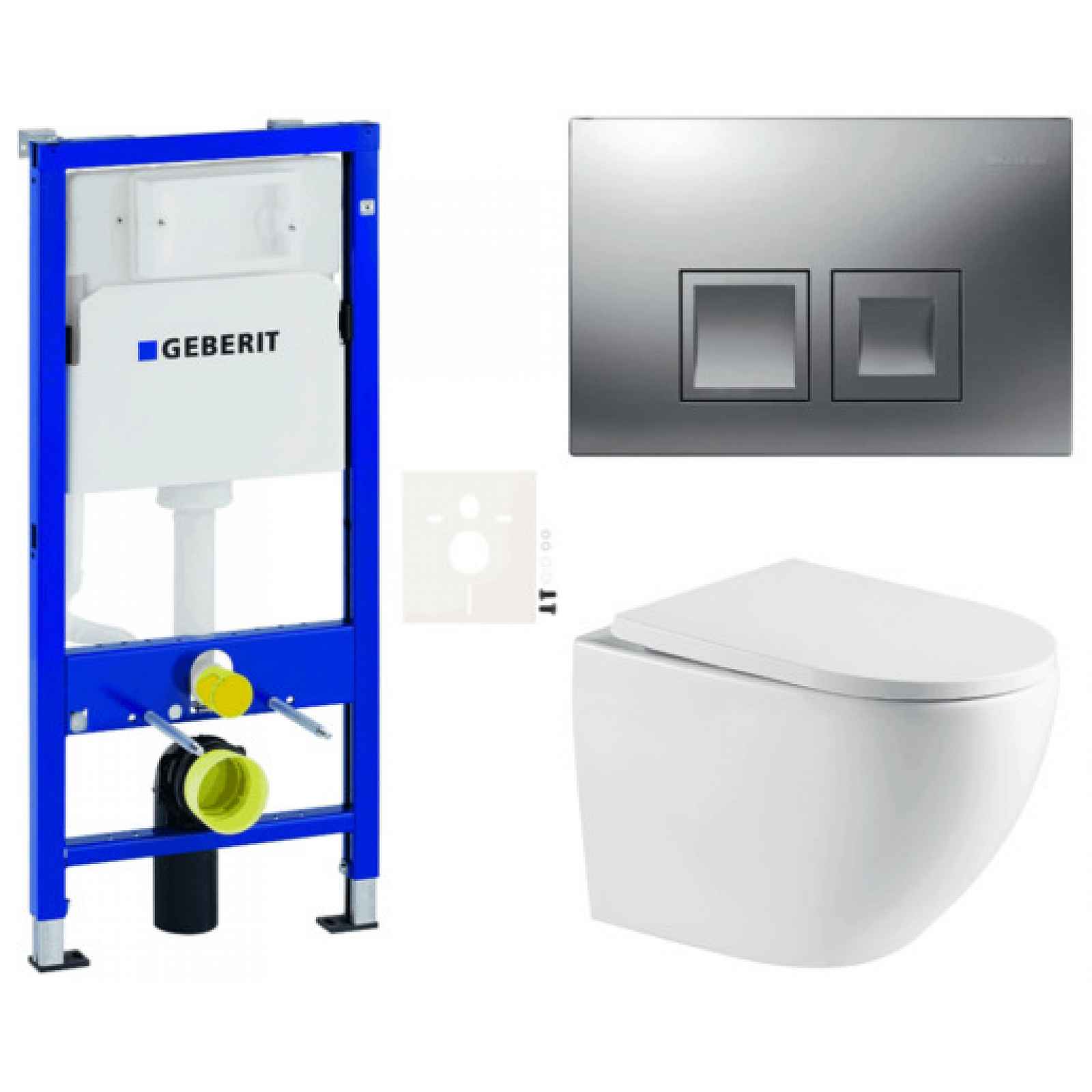 Závěsný wc set do lehkých stěn / předstěnová SAT SIKOGESREX67D35