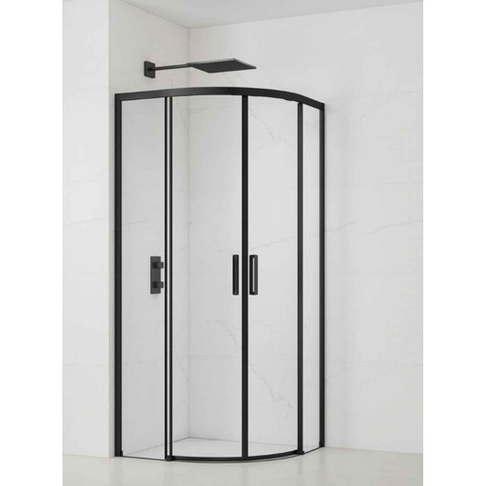 Sprchový kout čtvrtkruh 80x80 cm SAT TEX BB SATTEXSBB80CT