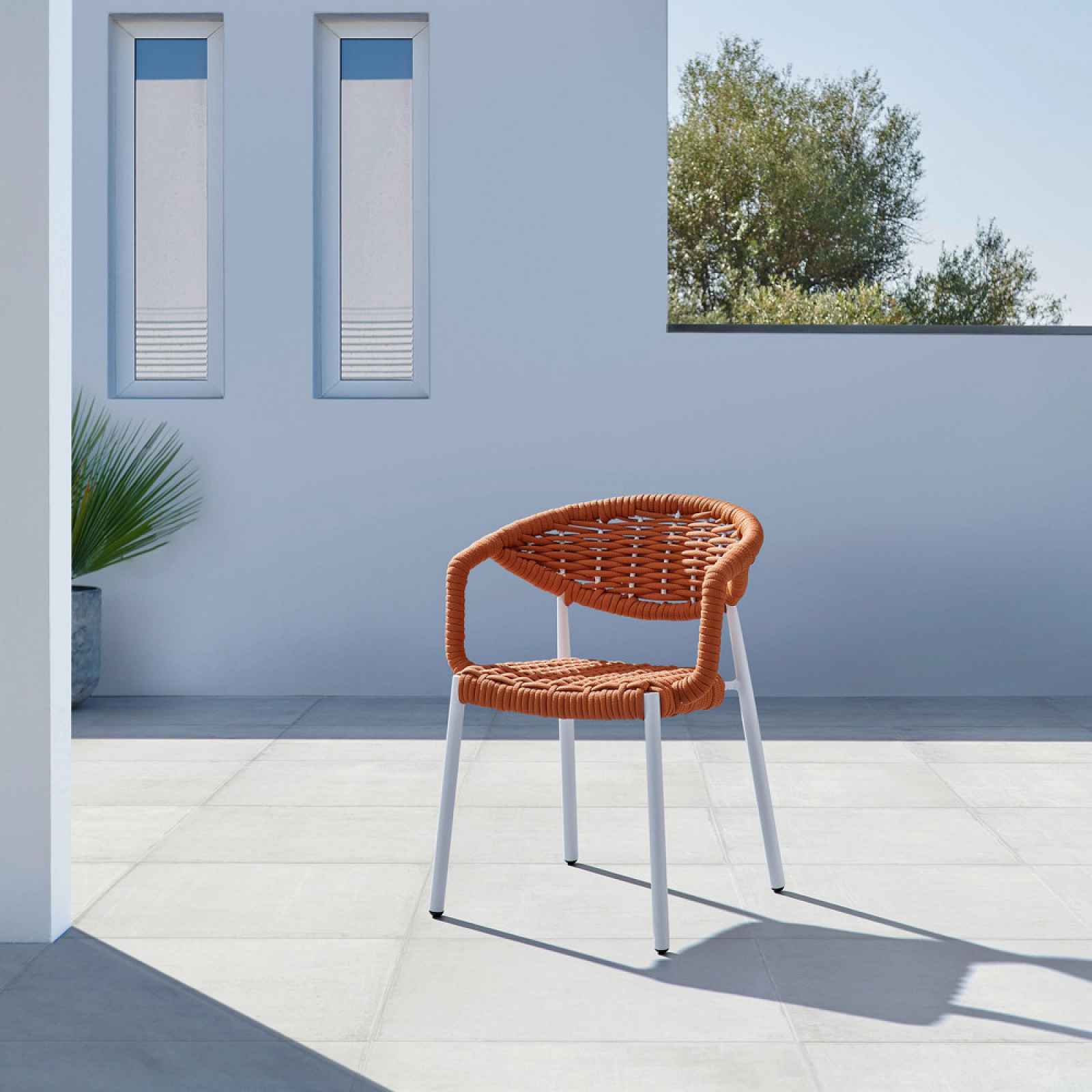 Záhradní Židle Antonia Oranžová
