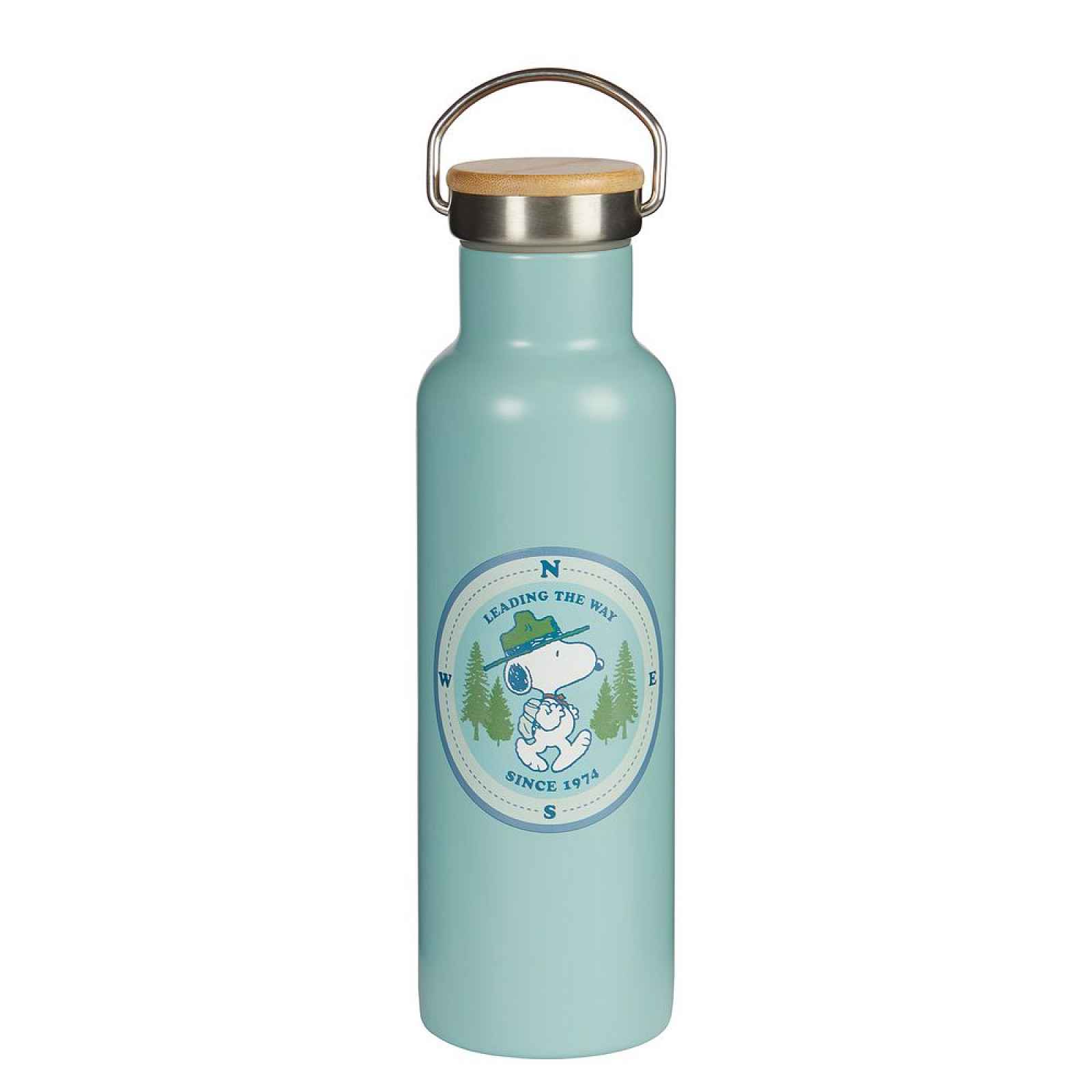 Butlers PEANUTS Láhev nerezová kompas 650 ml - sv. modrá