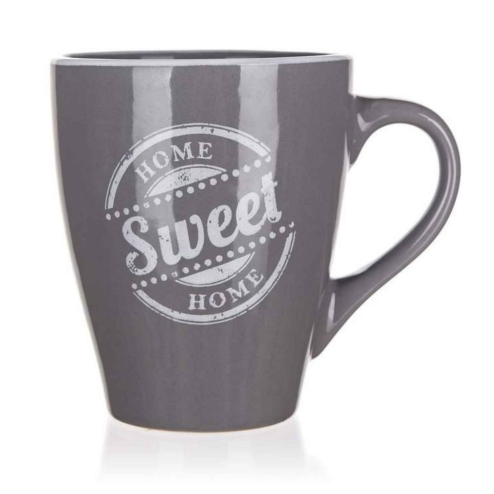 Hrnek Sweet Home 310 ml, šedý