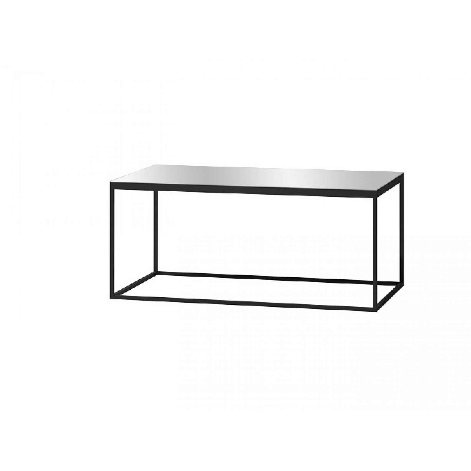 HELIO TYP 99 konferenční stolek, černá/šedé sklo