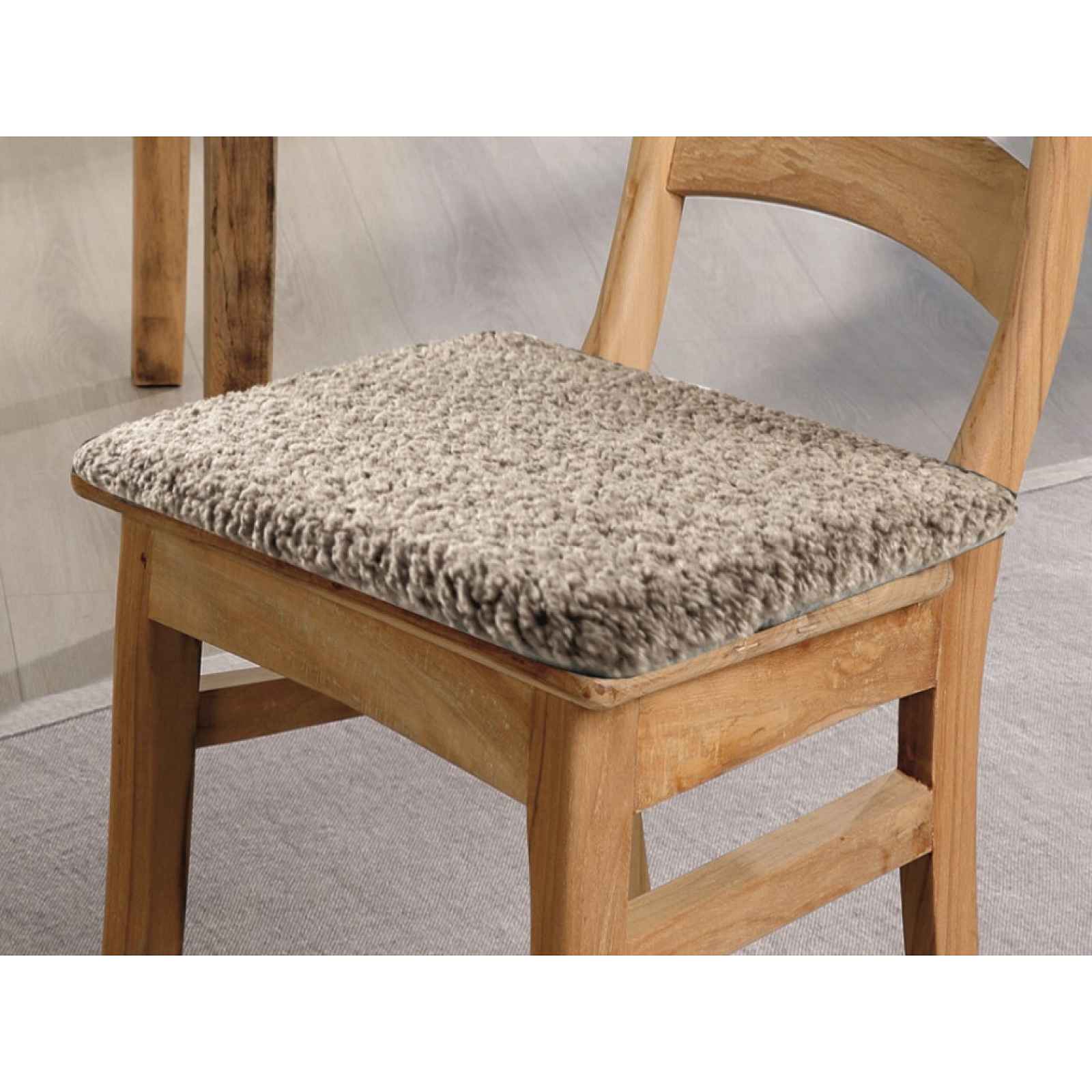 Podsedák na židle Teddy 40x40 cm, taupe