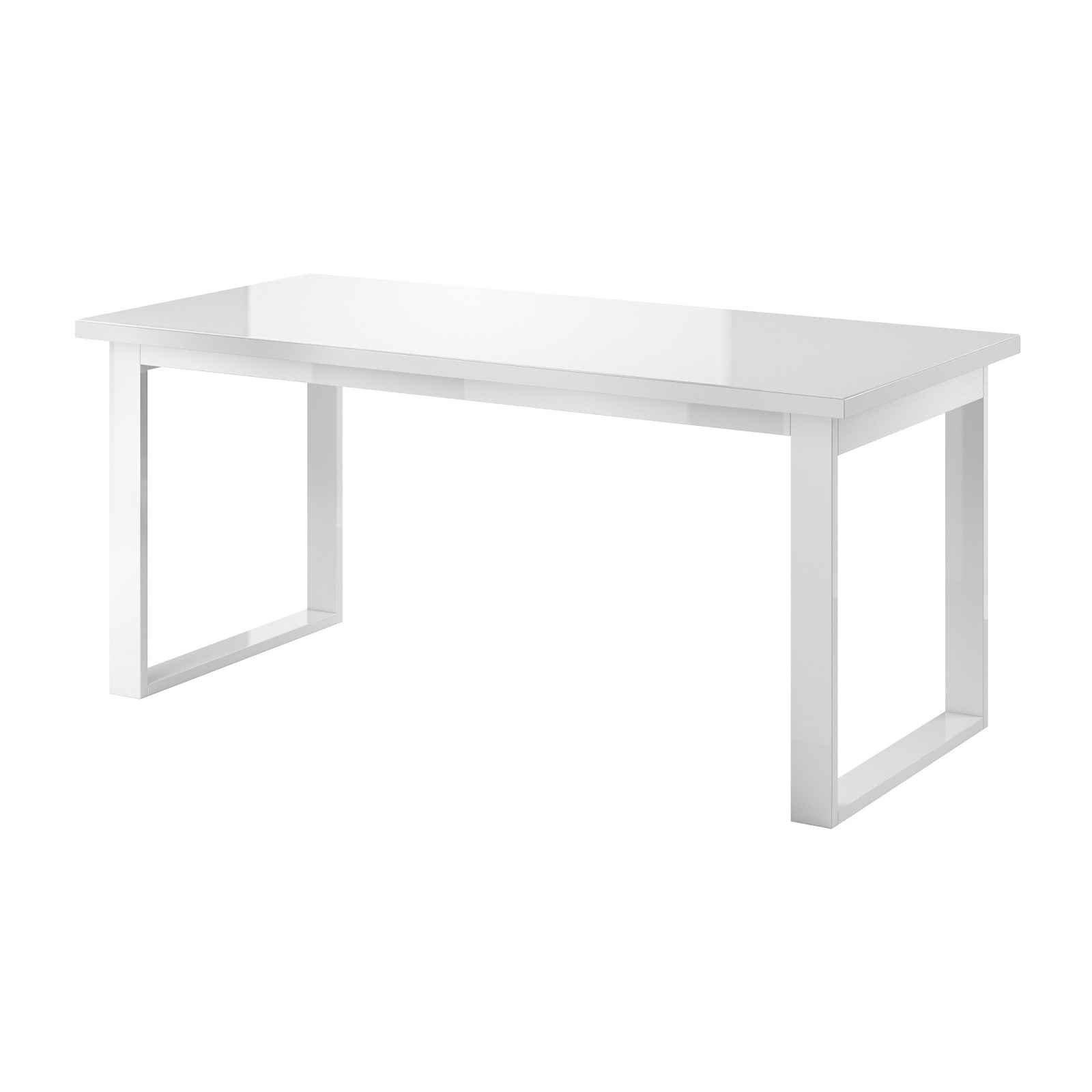 HELIO TYP rozkládací stůl, bílá/bílá sklo, 170-200 x 90 x 76 cm