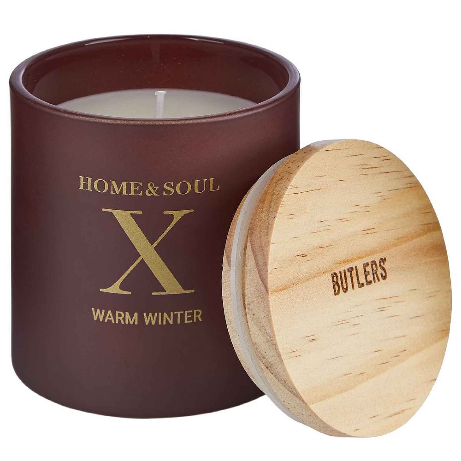Butlers HOME & SOUL Vonná svíčka se sójovým voskem Warm Winter