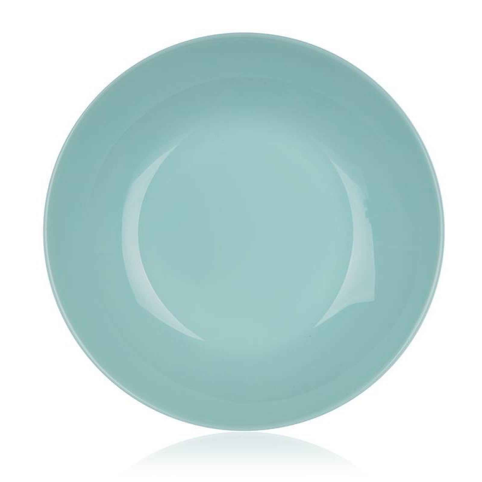 Hluboký talíř Diwali 20 cm, tyrkysové sklo