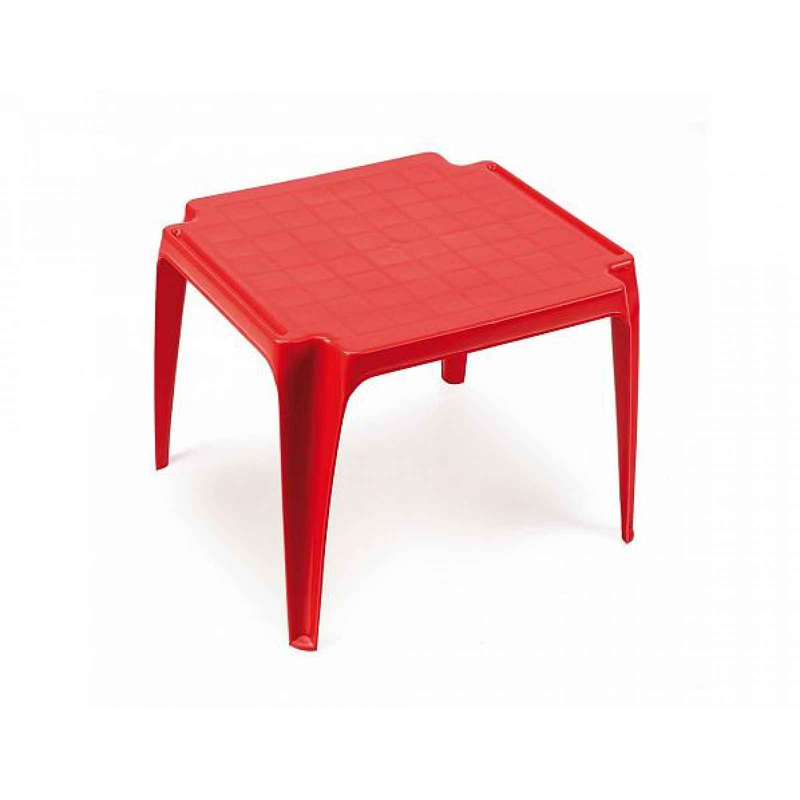 Dětský plastový stolek Susi červená