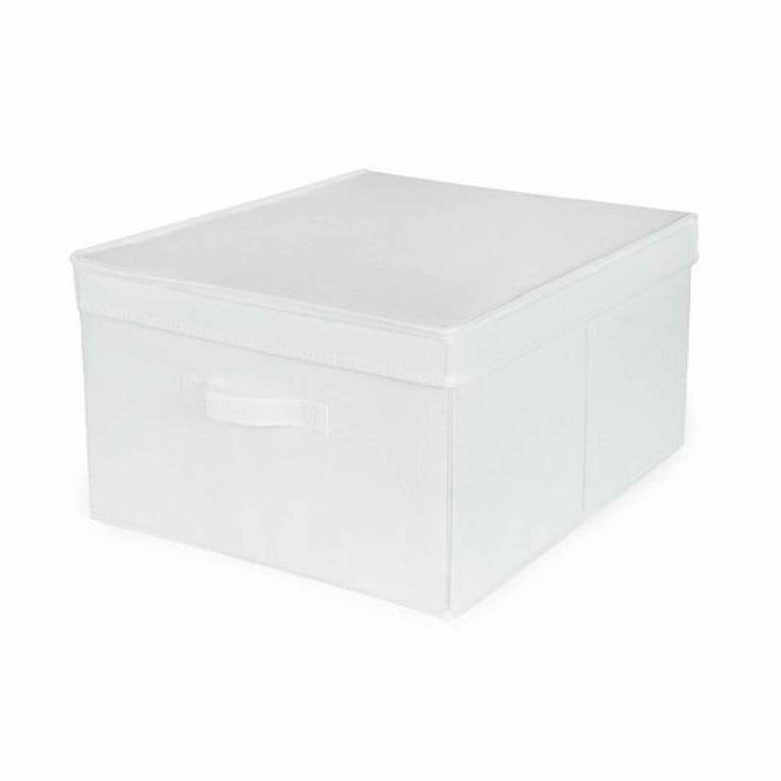 Compactor Skládací úložná kartonová krabice Wos, 40 x 50 x 25 cm, bílá