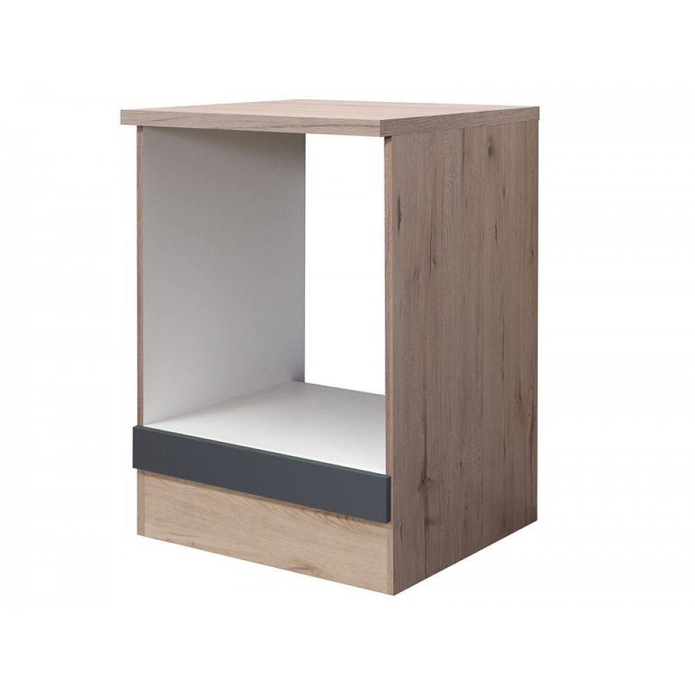 Kuchyňská skříňka pro vestavnou troubu Tiago HU60, dub sonoma/šedá, šířka 60 cm