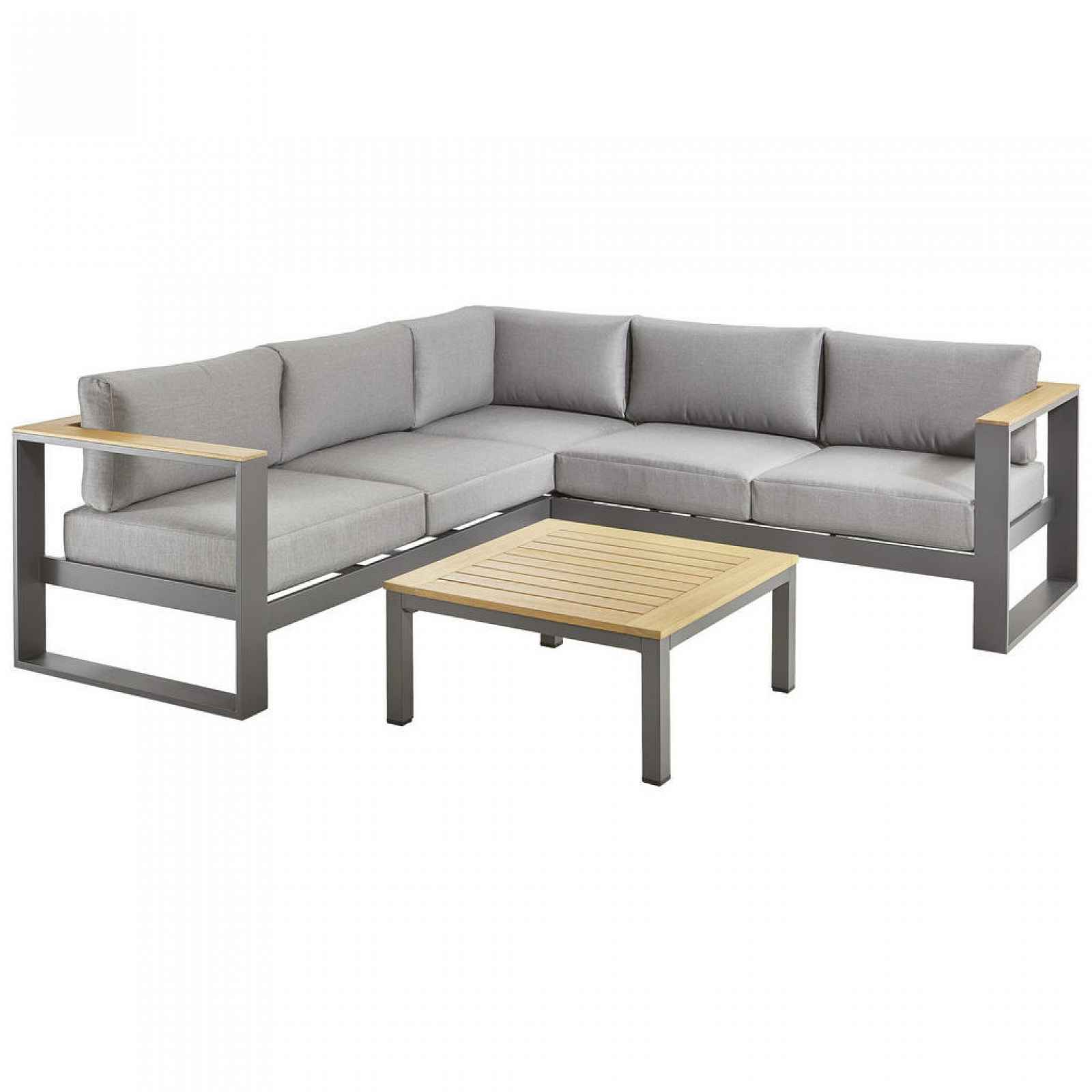 ZAHRADNÍ SEDACÍ SOUPRAVA, dřevo, kov, textil Ambia Garden