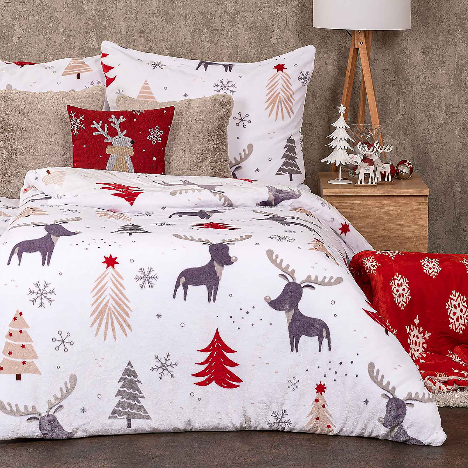 4Home Povlečení Cute reindeer mikroflanel
