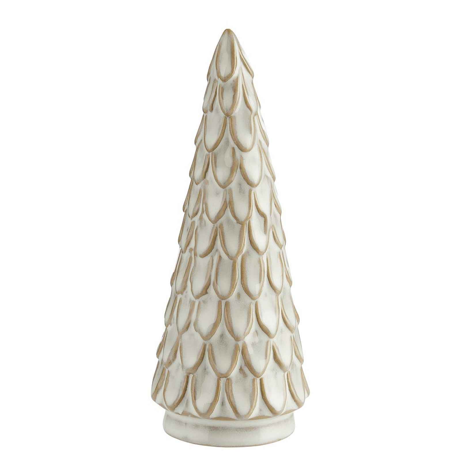 Butlers X-MAS Jedle 16 cm - krémová