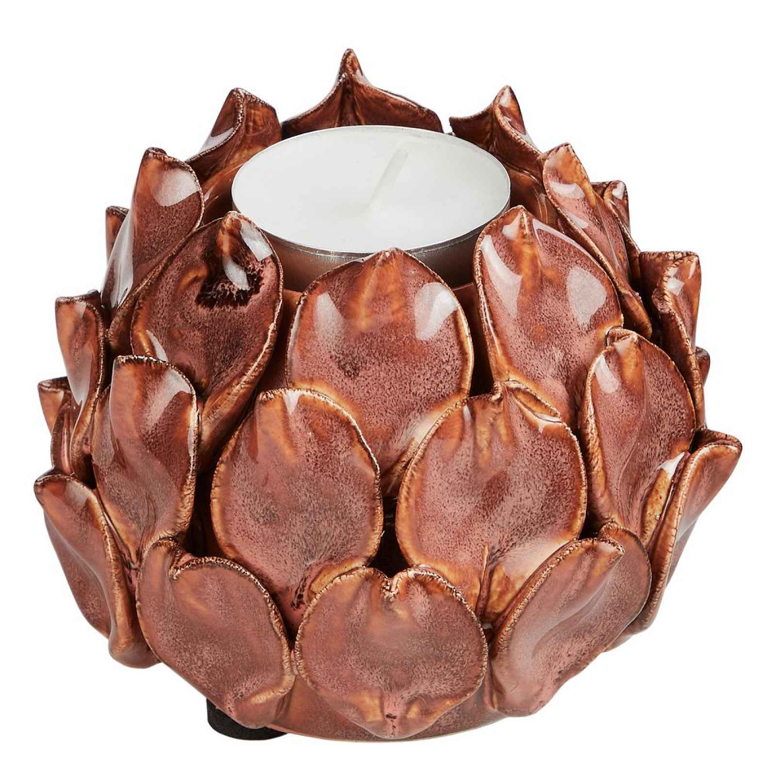 Butlers BLOSSOM Svícen na čajovou svíčku - fialová