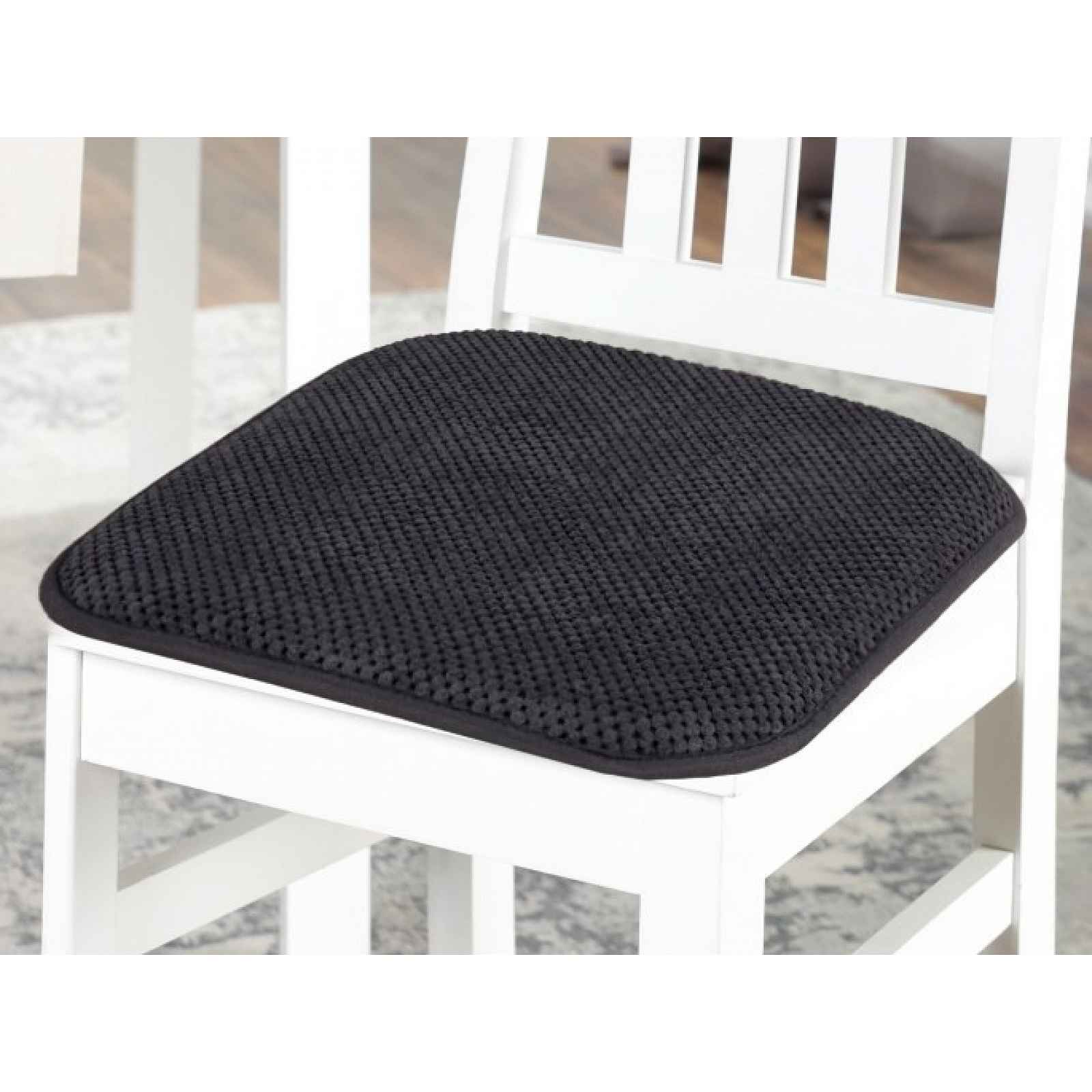 Sada podsedáků na židle (2 ks) 40x40 cm, antracitová