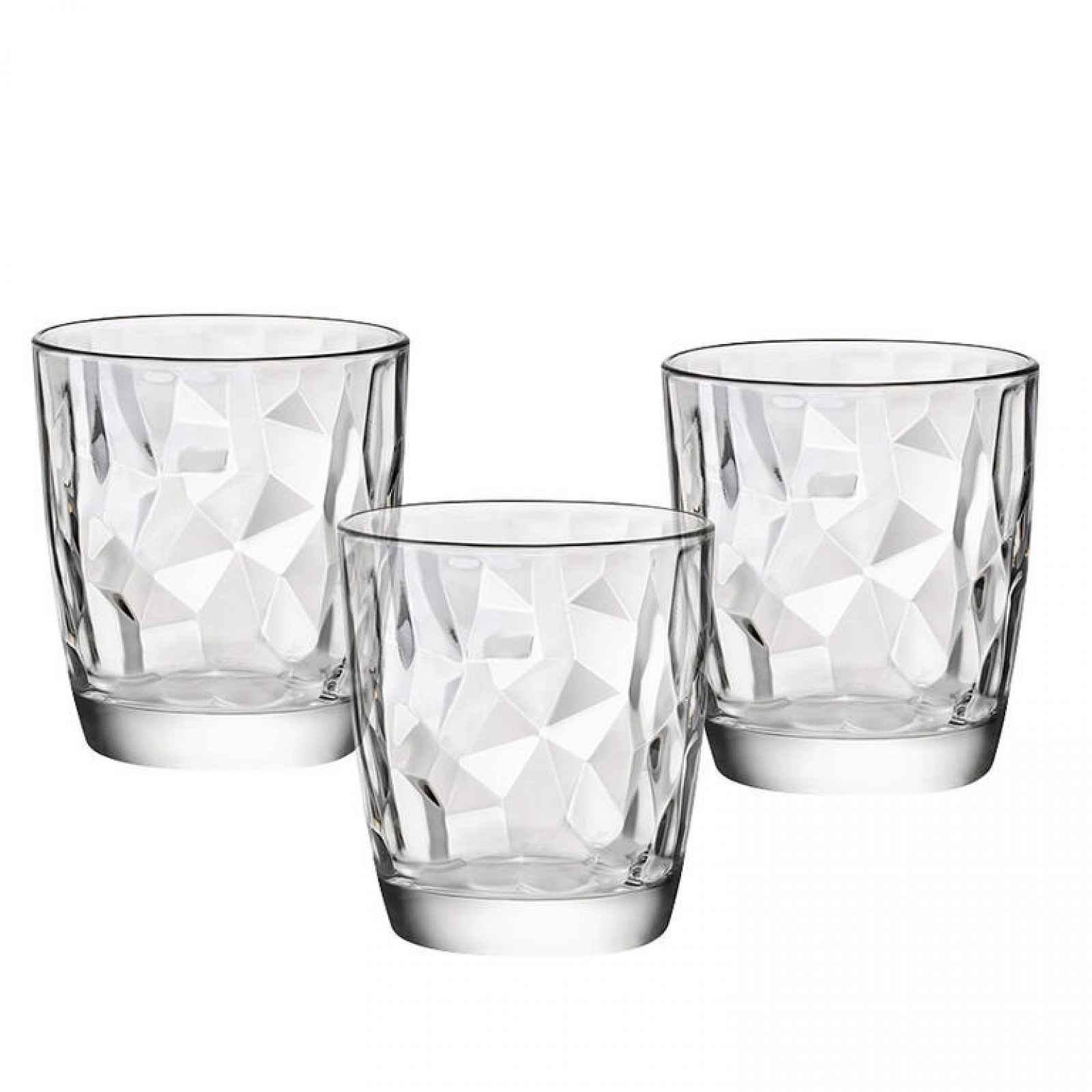 Sada sklenic DIAMOND čiré 3 ks 390 ml