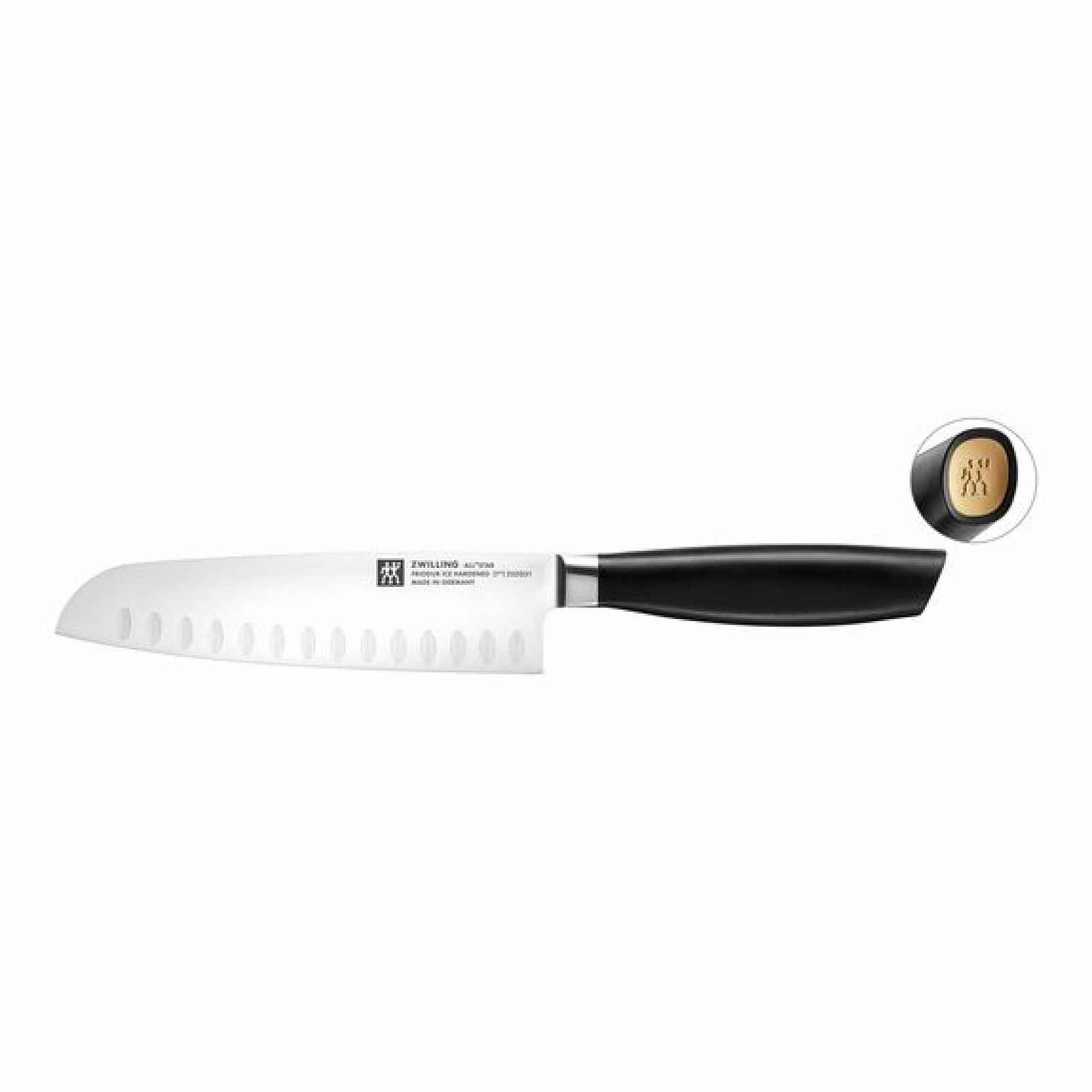 Zwilling Santoku nůž s výbrusem All * Star, 18 cm, matně zlaté logo 1022907