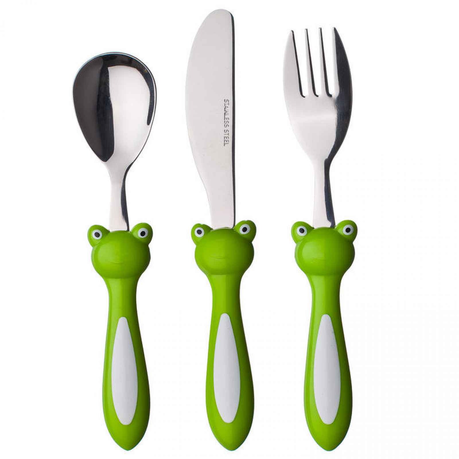 Banquet Dětský nerez příbor Frog 3ks
