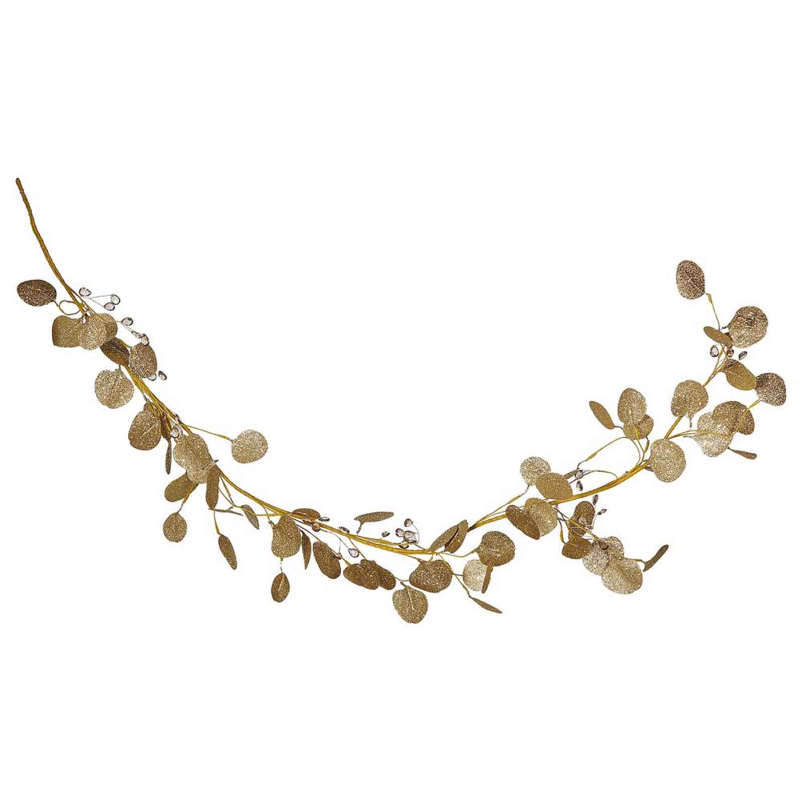 Butlers FLORISTA Girlanda vánoční 153 cm - zlatá