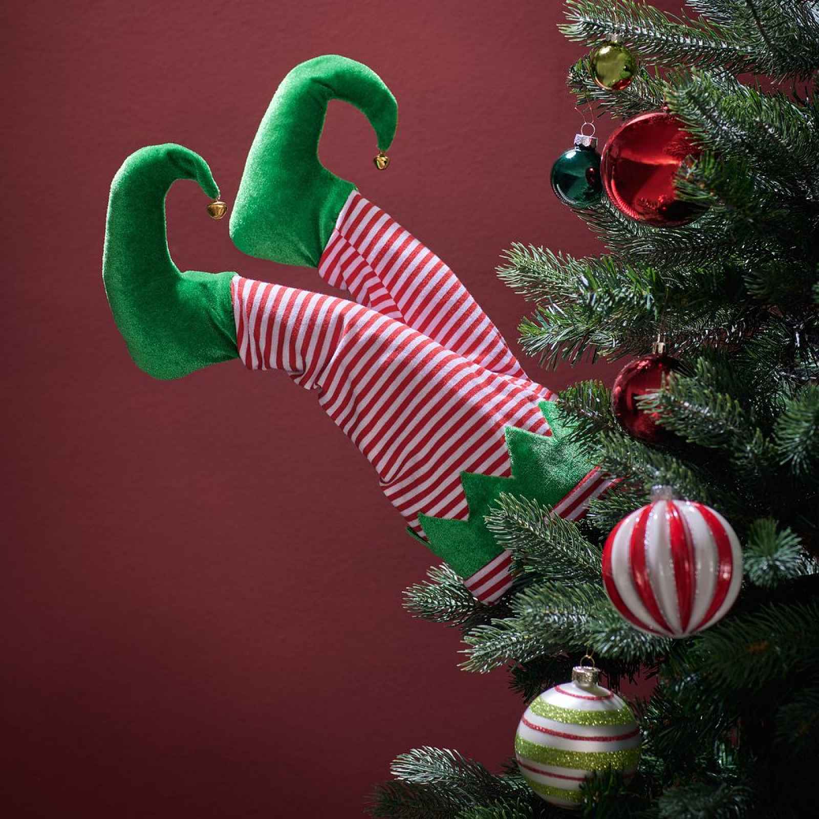 Butlers X-MAS Ozdoba nohy ve stromě elf 35 cm