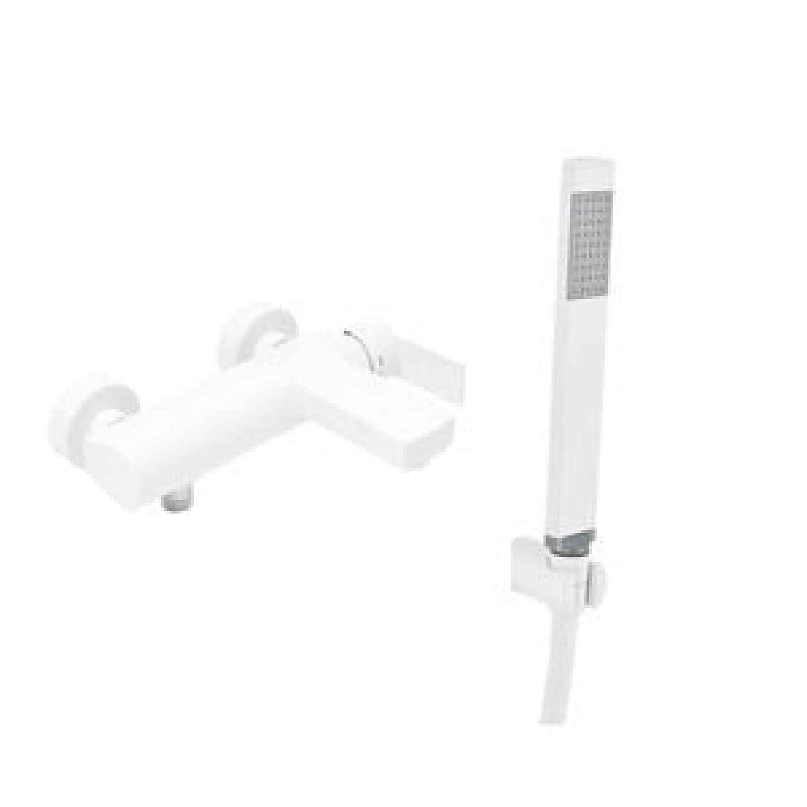 Vanová baterie SAT B-Way s vanovým setem 150 mm bílá matná SATBSBW222BSET1