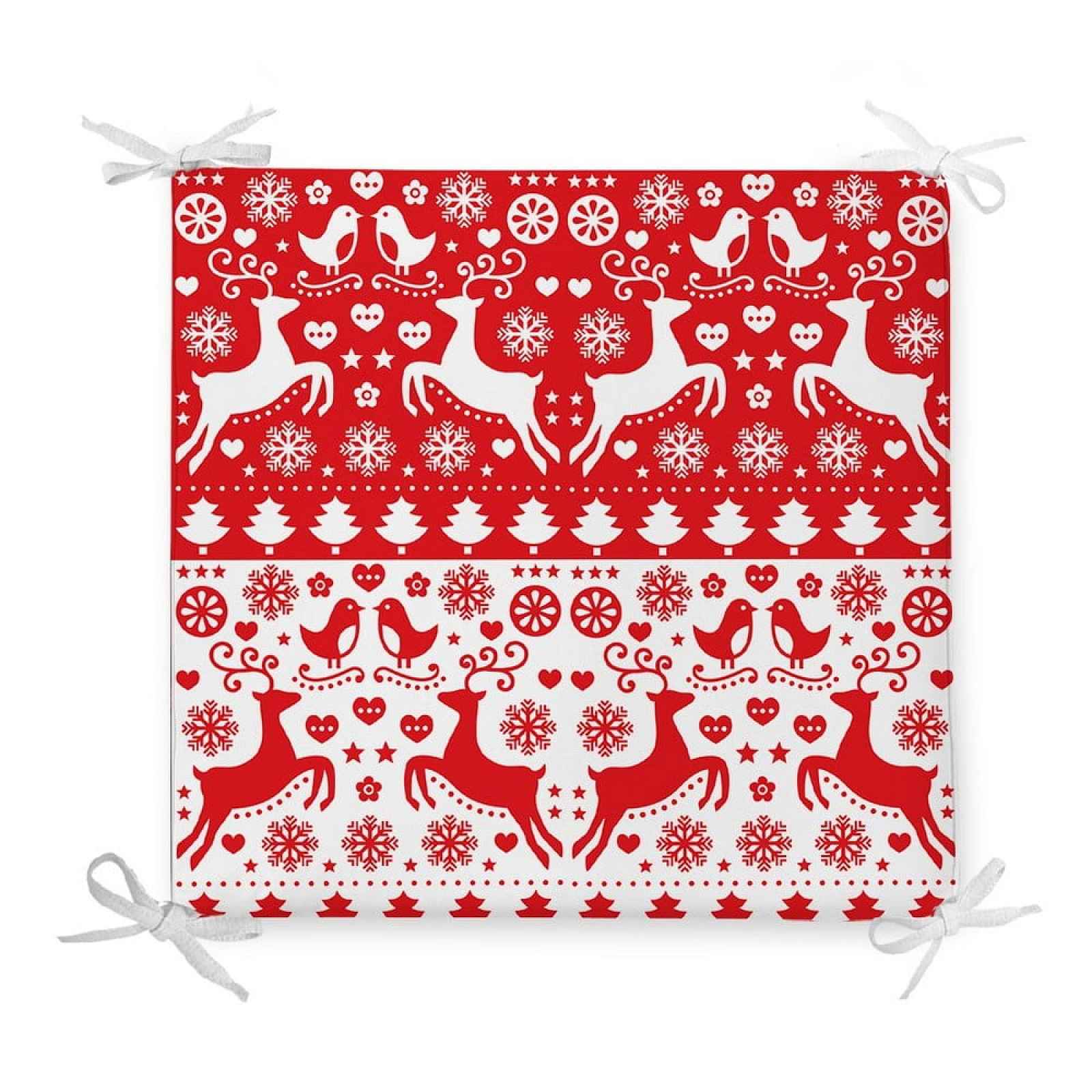 Vánoční podsedák s příměsí bavlny Minimalist Cushion Covers Xmas Ginderbread, 42 x 42 cm