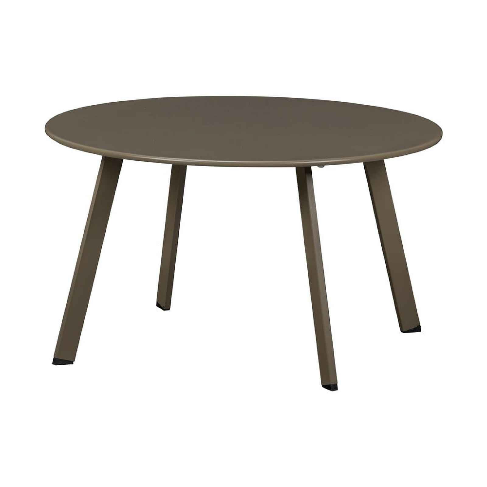 Železný zahradní konferenční stolek WOOD Fer, ø 70 cm