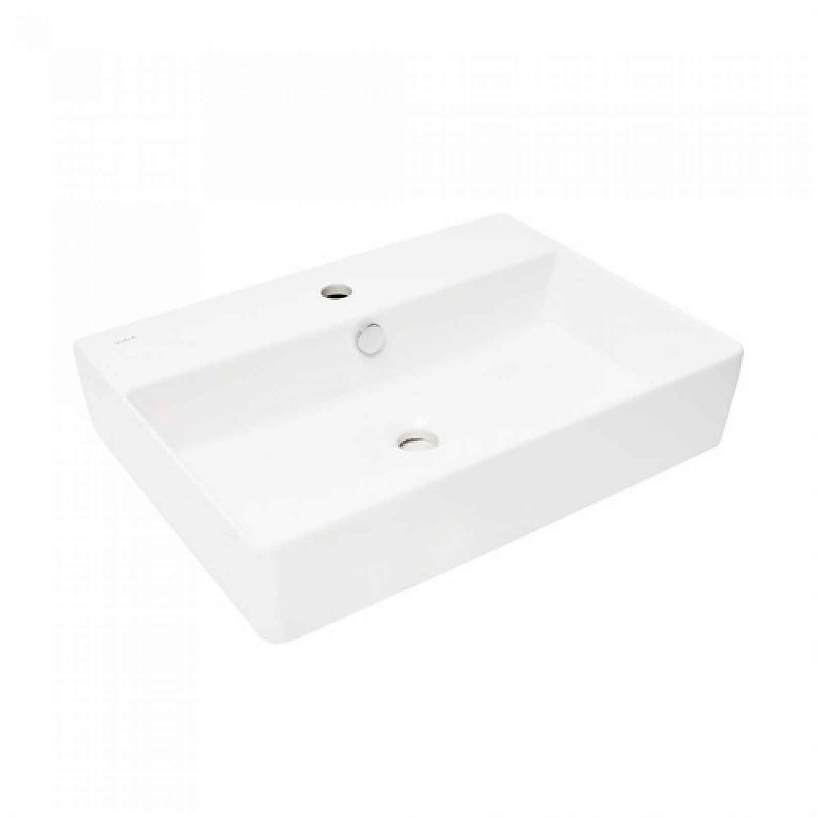 Závěsné umyvadlo Vitra Nuo 60x44 cm otvor pro baterii uprostřed 7432-003-0001