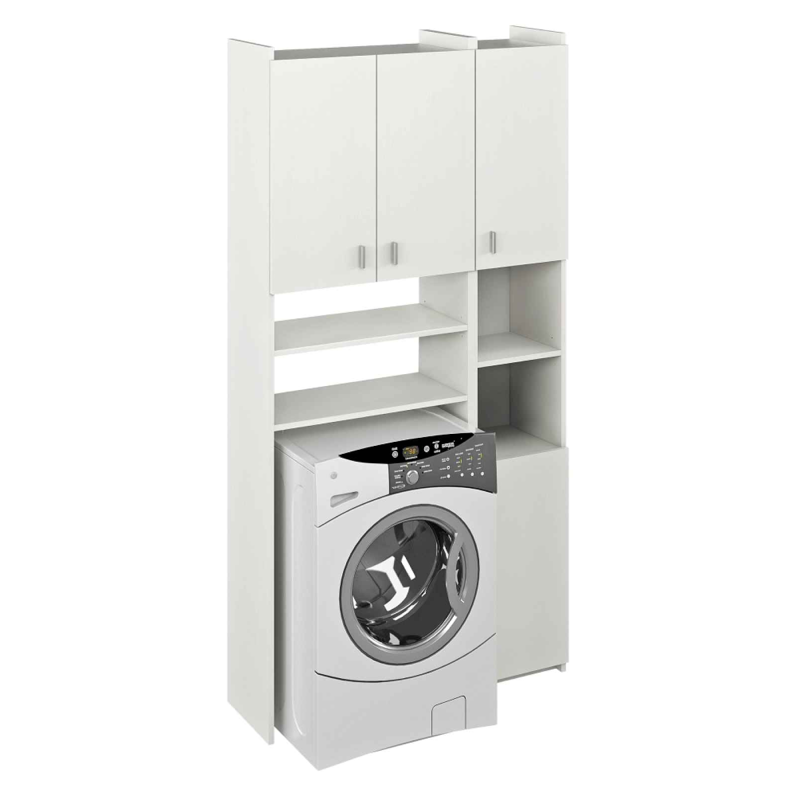 Skříňka nad pračku MIRALI, bílá
