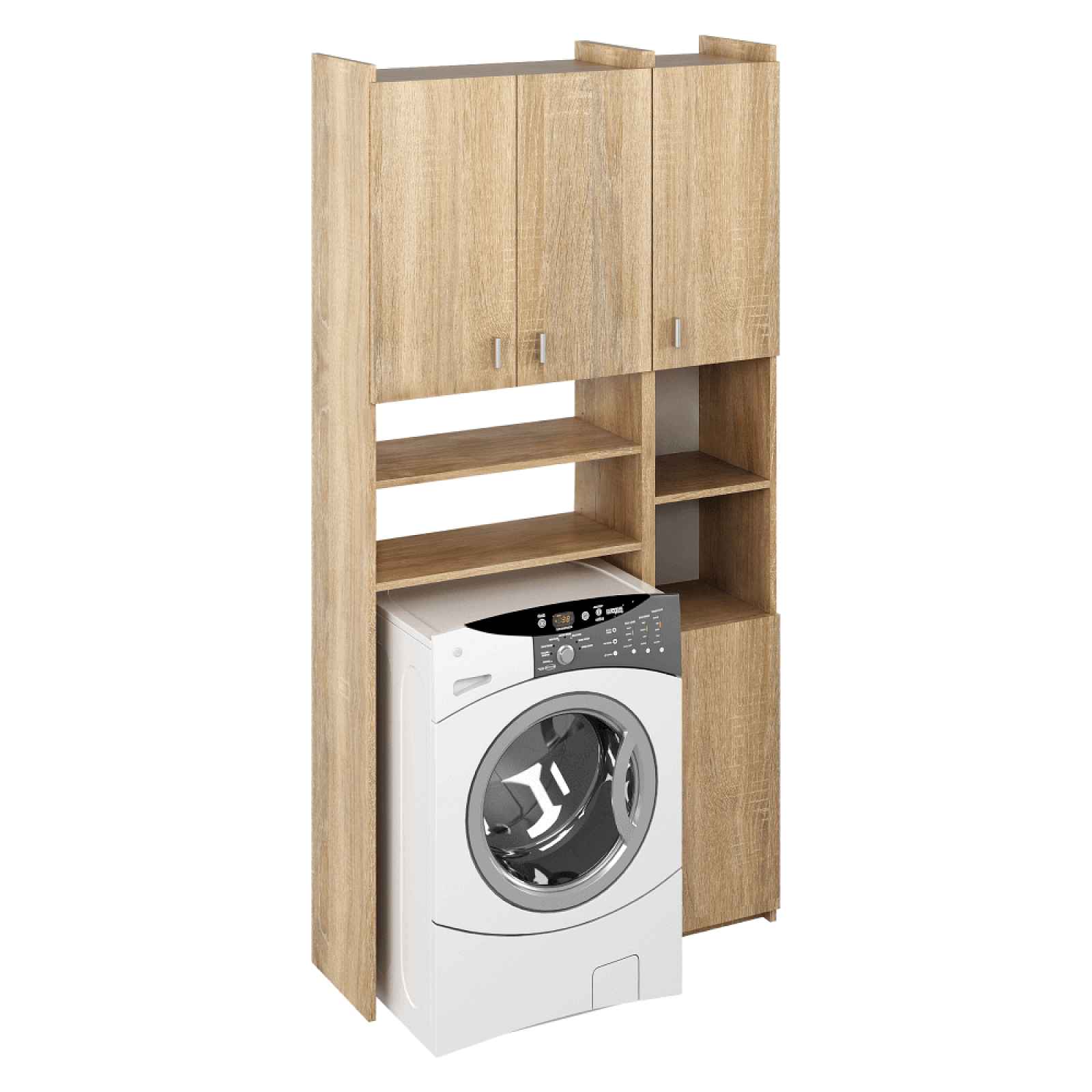 Skříňka nad pračku MIRALI, dub sonoma