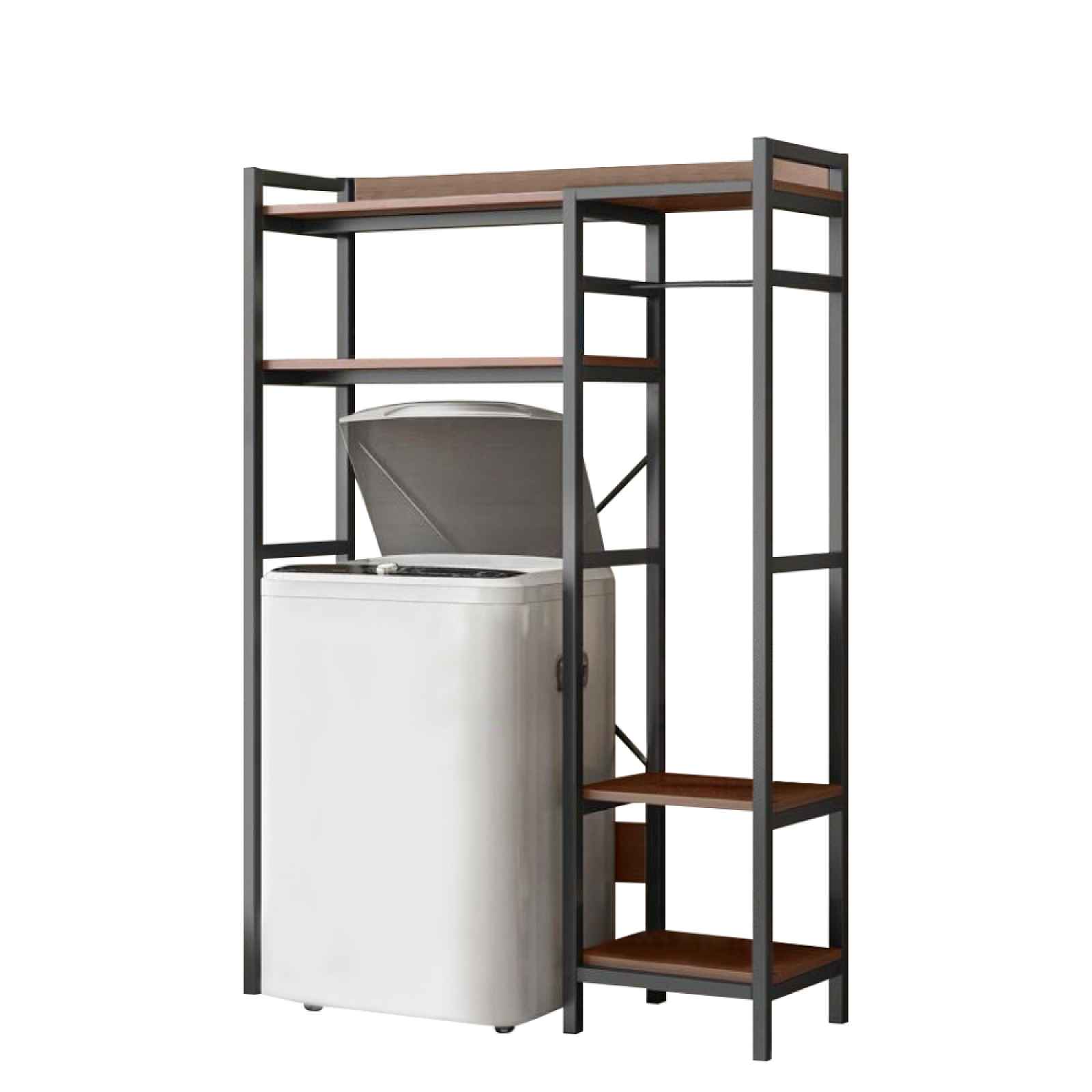 Regál nad pračku DELSIN, dub tmavý