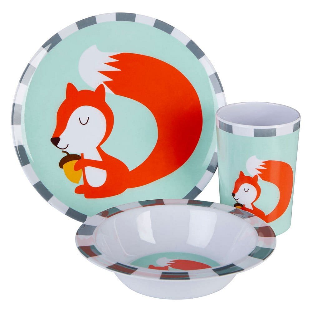 3dílný dětský jídelní set Premier Housewares Mimo Susie Squirrel