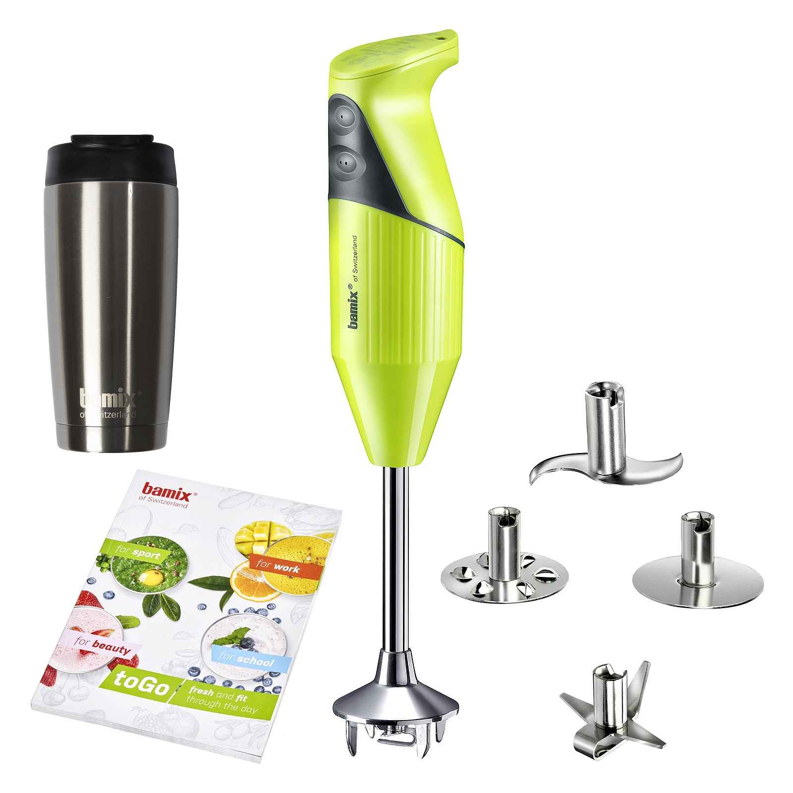Bamix Tyčový mixér ToGo, 200 W, limetková 1011.105