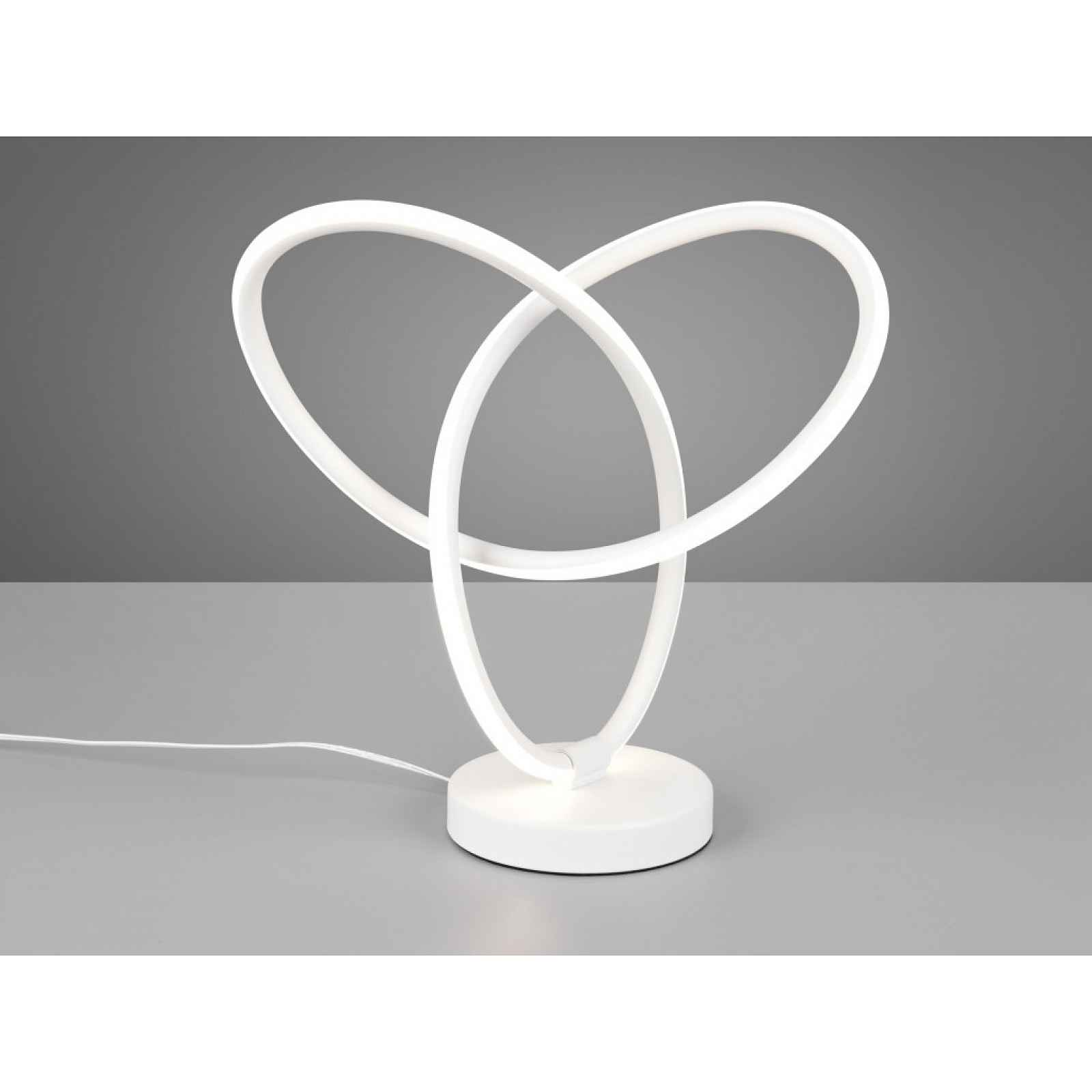 Stolní lampa LED Lando, bílá