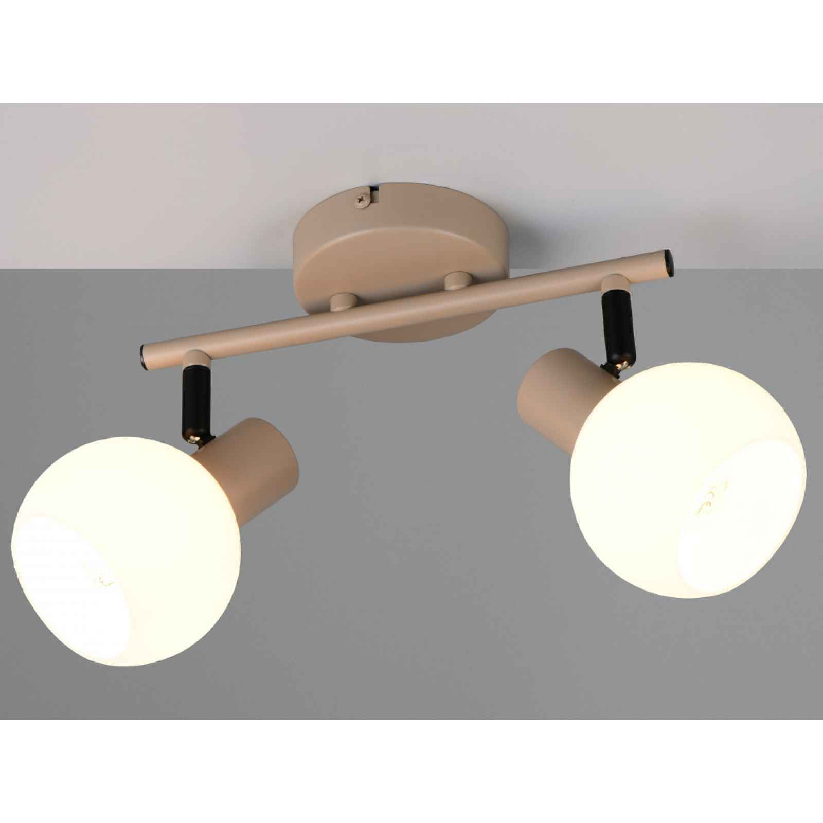 Stropní/nástěnné osvětlení Boba, béžová, 2 svítidla