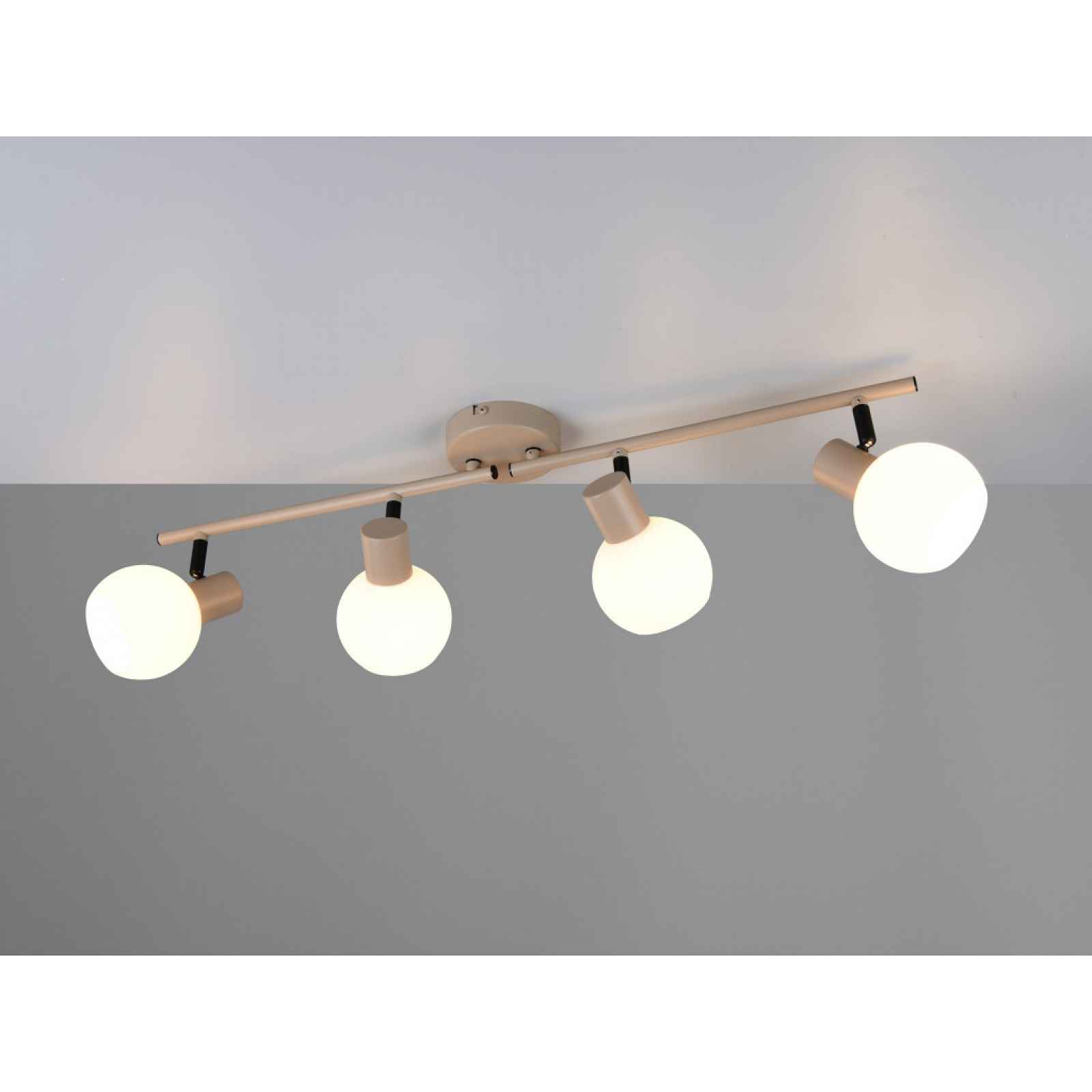 Stropní osvětlení Boba, béžová, 4 svítidla