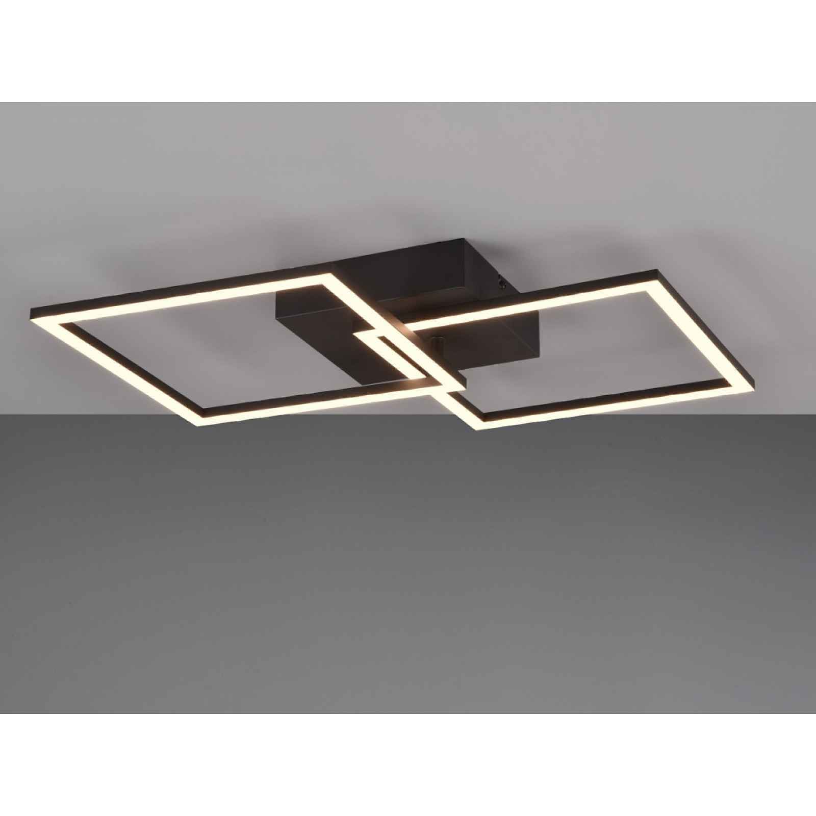 Stropní/nástěnné osvětlení Trail 60 cm, černý kov