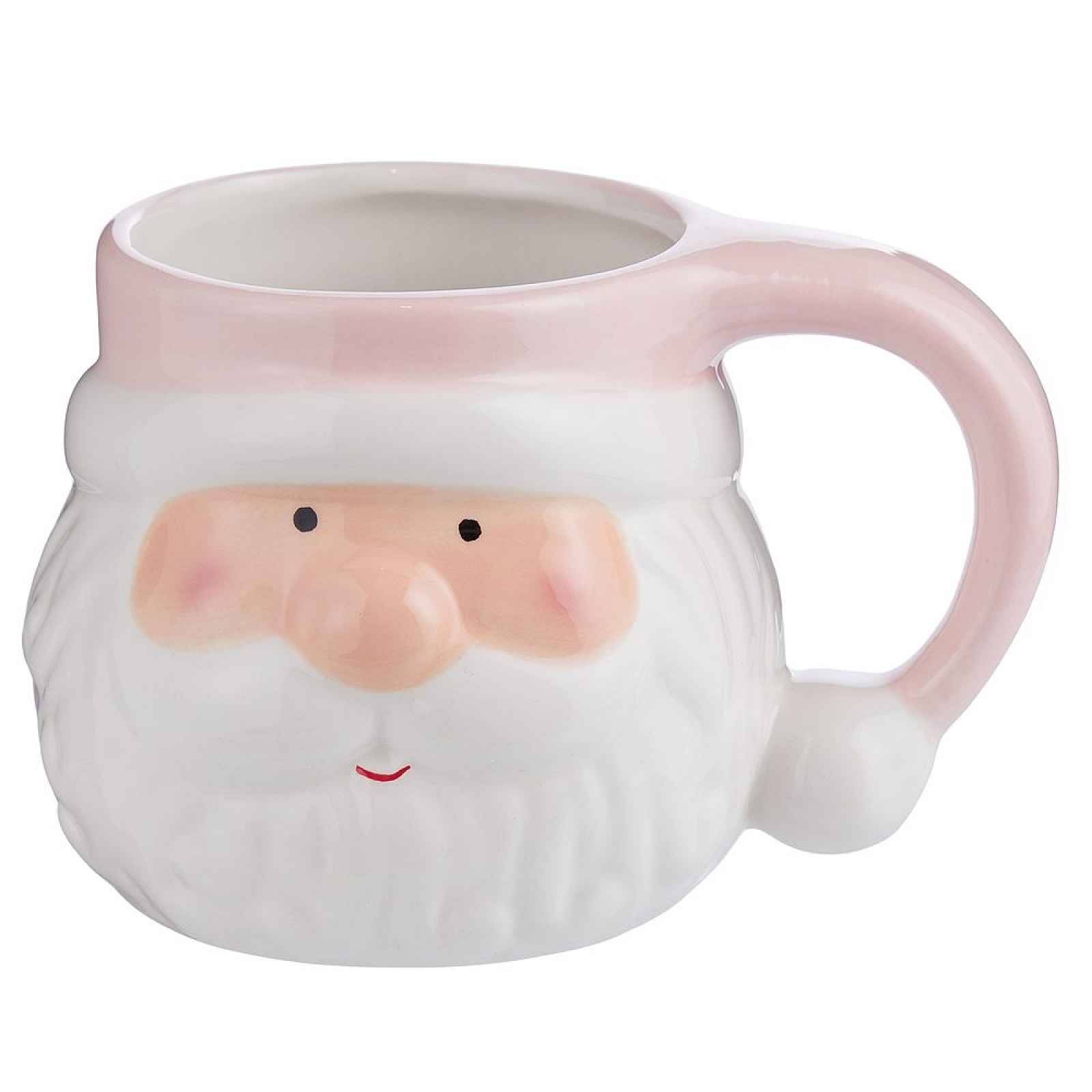 Butlers SANTA Hrnek 400 ml - růžová