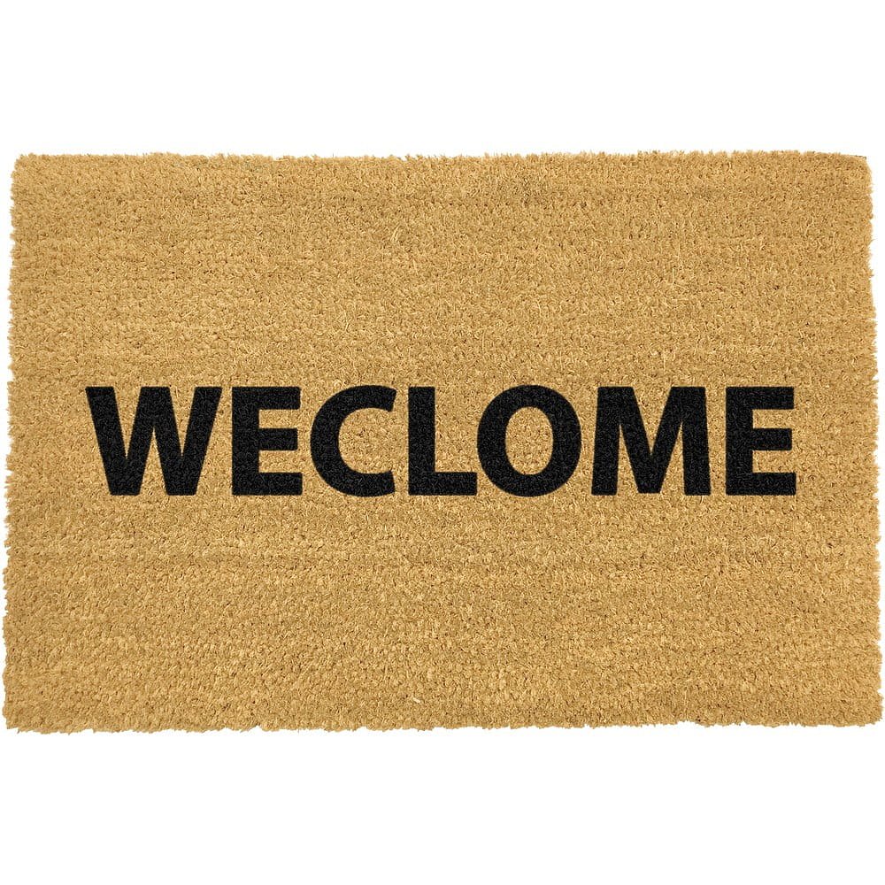 Rohožka z přírodního kokosového vlákna Artsy Doormats Weclome Funny, 40 x 60 cm