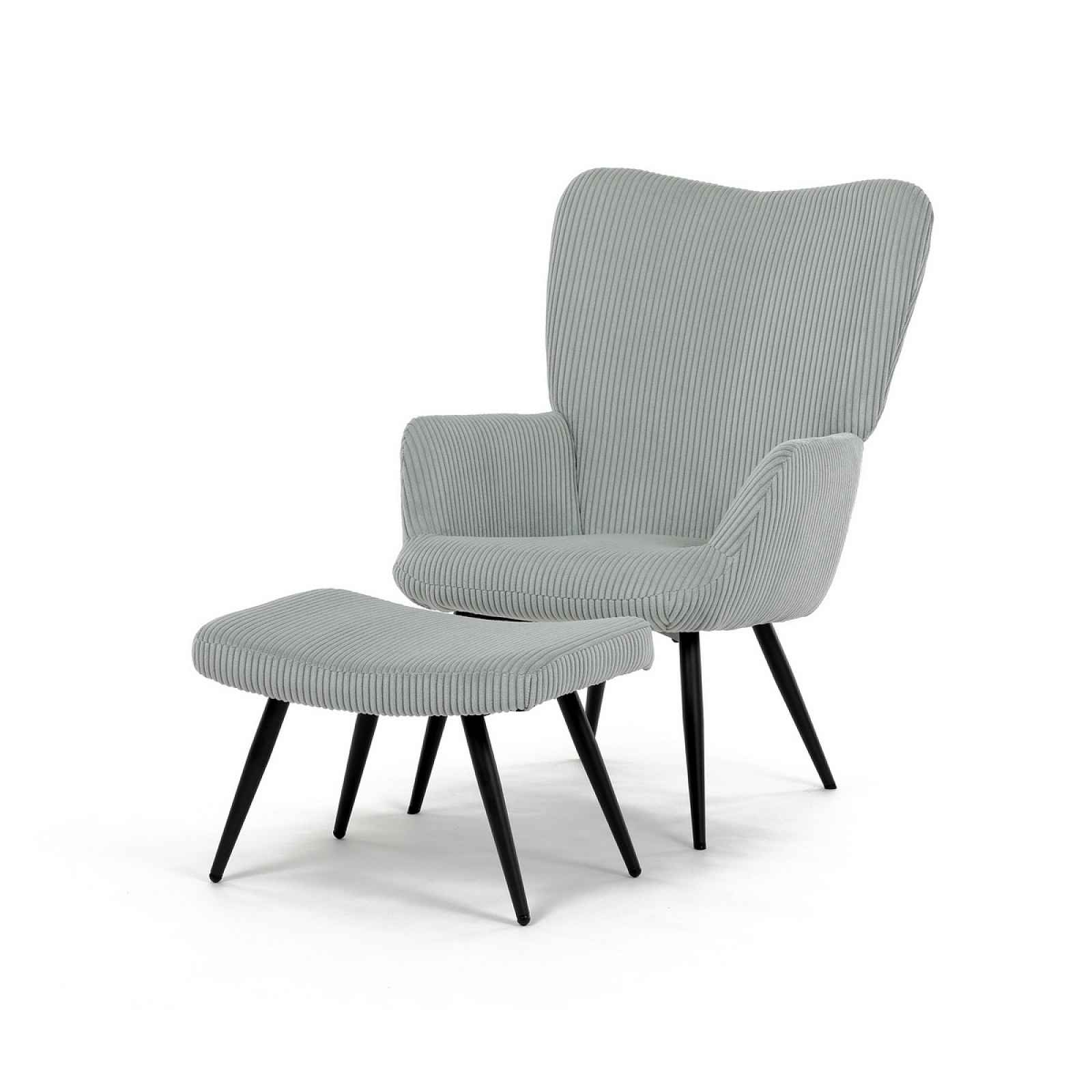 Relaxační křeslo s podnožkou L7285 BLUE6, modrá