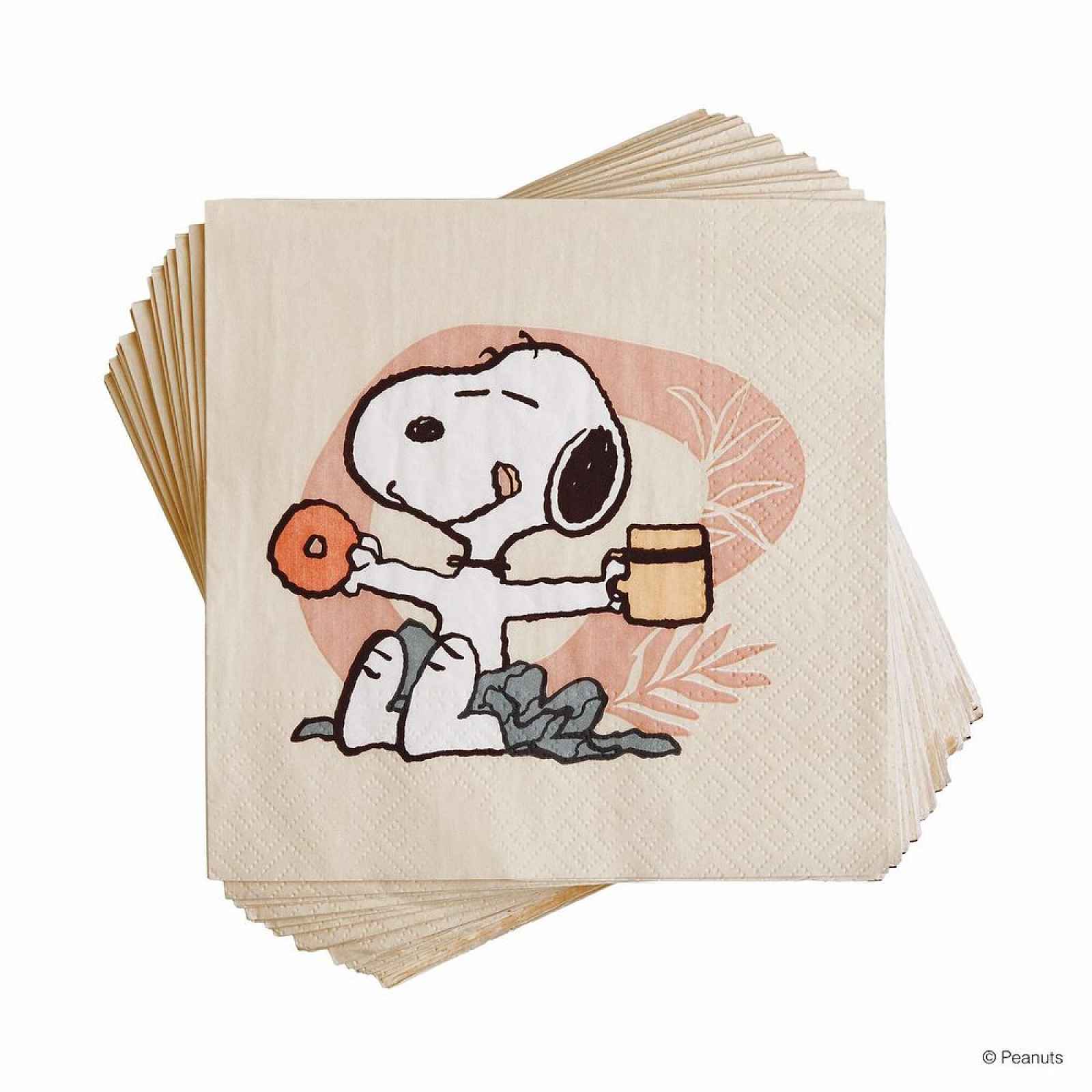 Butlers PEANUTS Papírové ubrousky Snoopy si užívá 20 ks