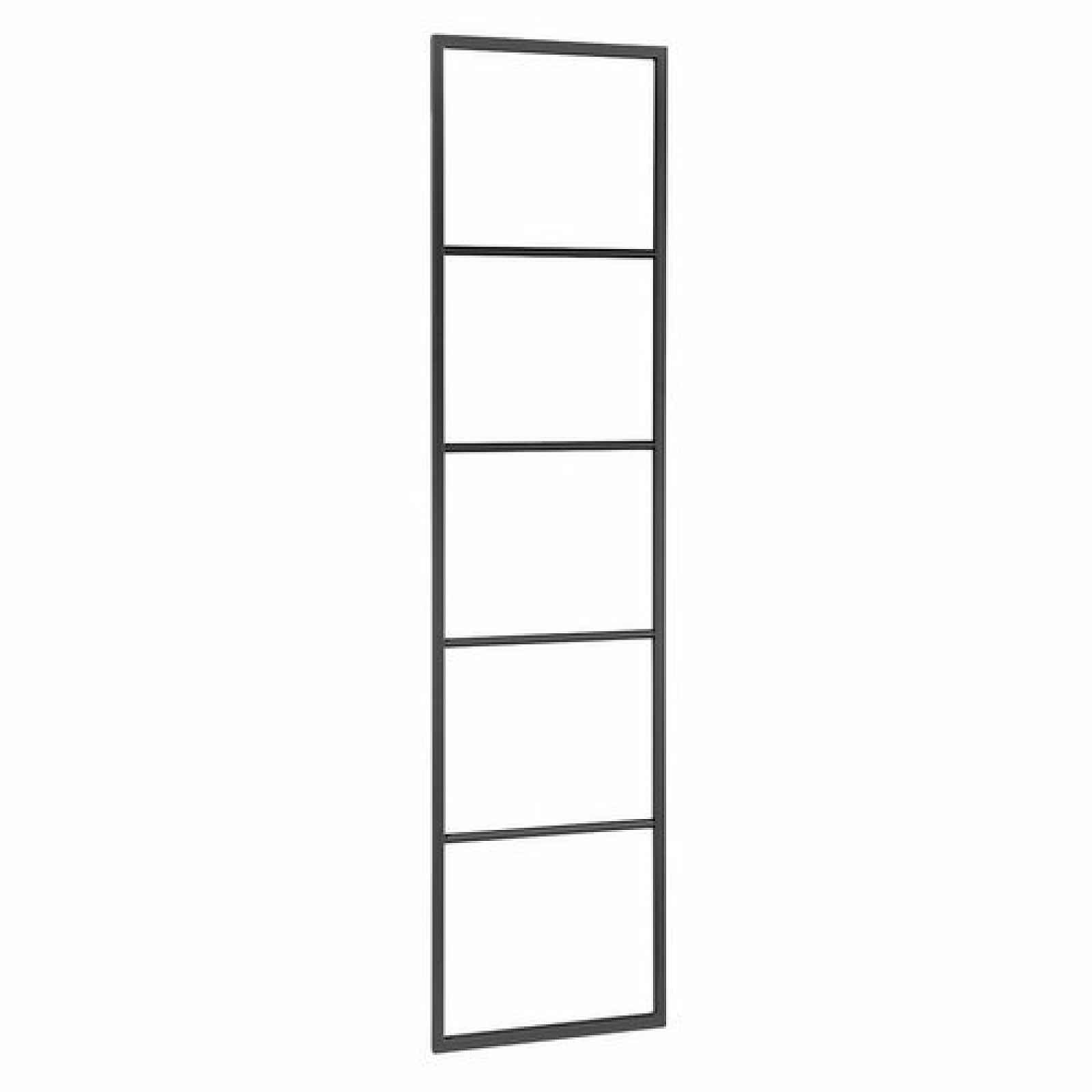 SAPHO Ska551 Ska sušák ručníků na opření 42 x 170 x 2 cm, černá mat