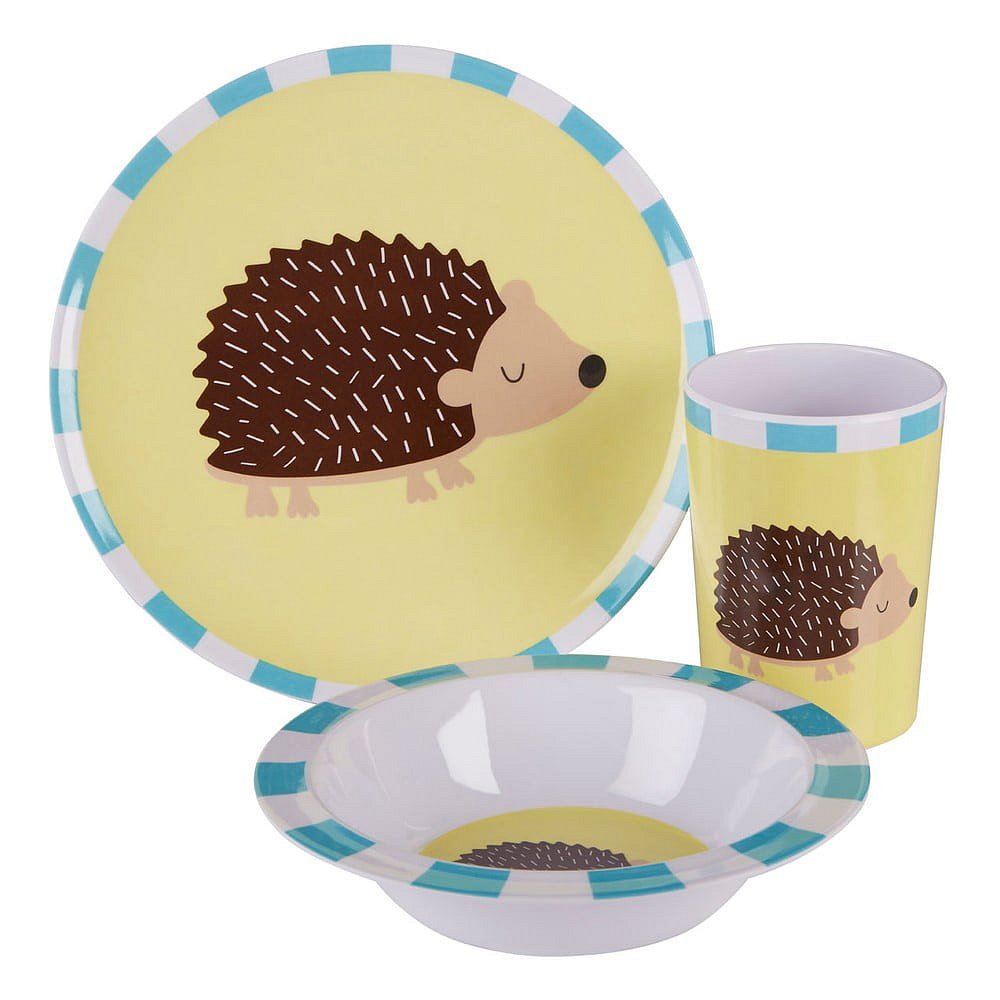 3dílný jídelní set pro děti s motivem ježka Premier Housewares