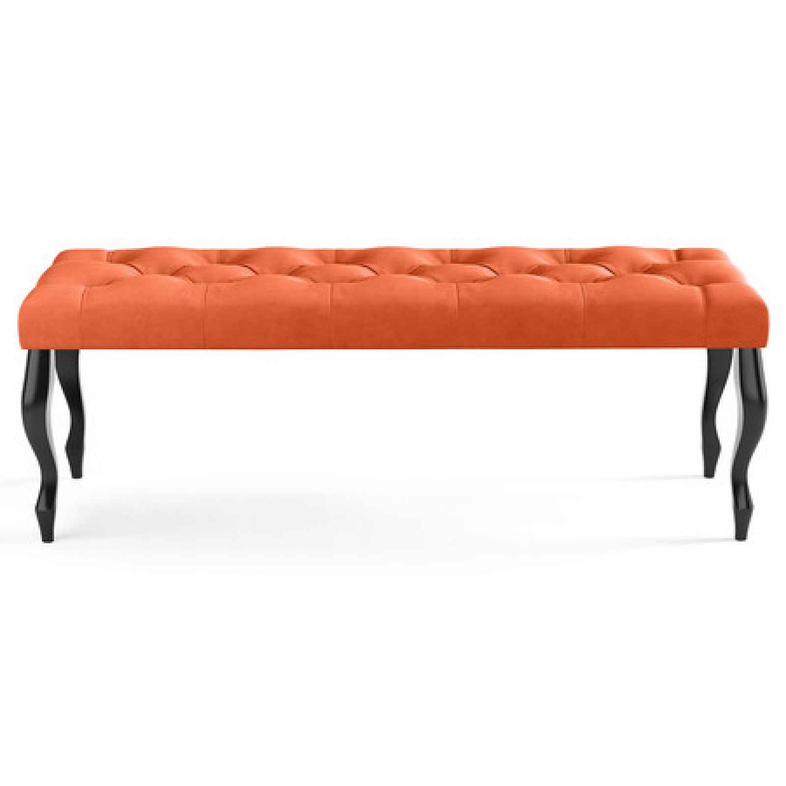 Lavice CHESTERFIELD 40x40 cm Oranžová