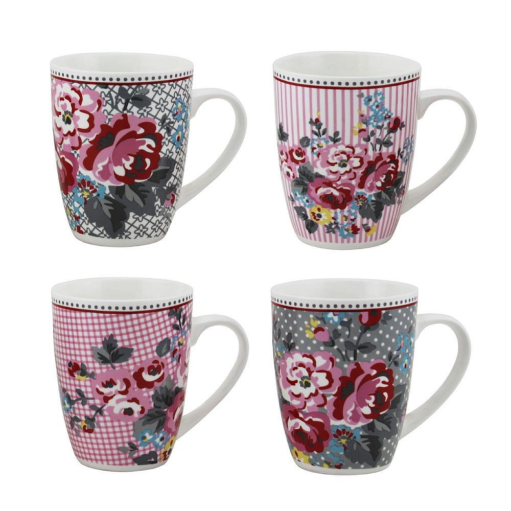 Sada 4 porcelánových hrnků Premier Housewares Pippa Mugs