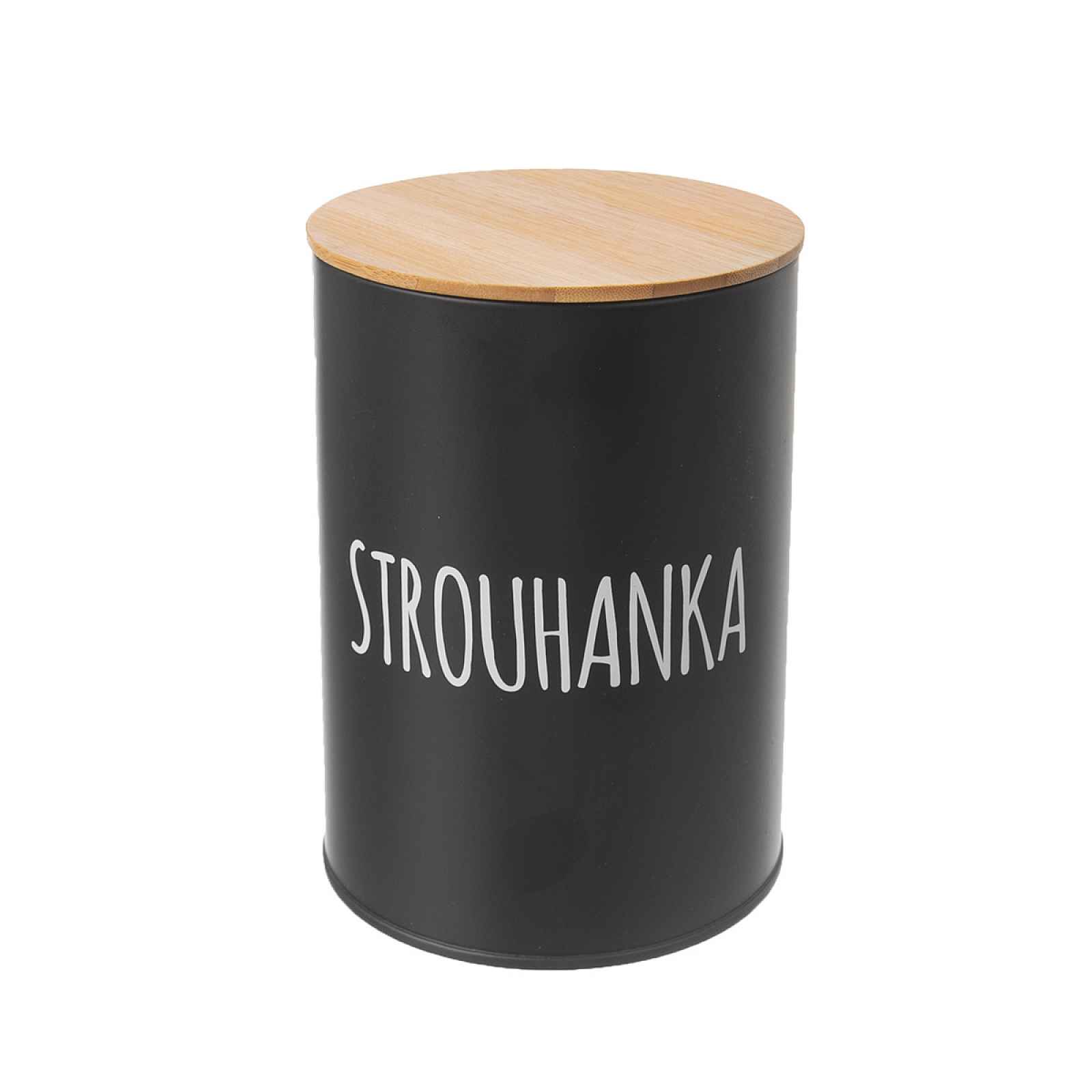 Dóza STROUHANKA BLACK pr. 11 cm ORION