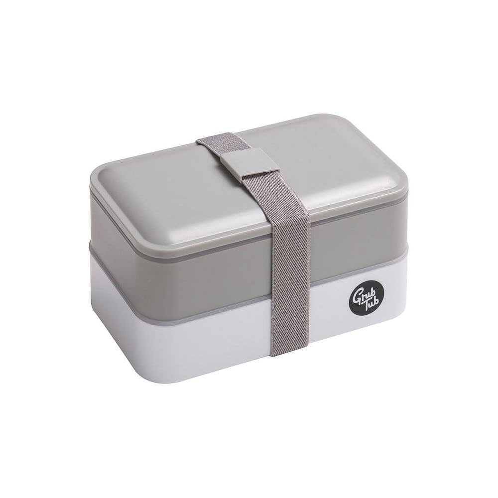 Šedý svačinový box Premier Housewares Grub Tub