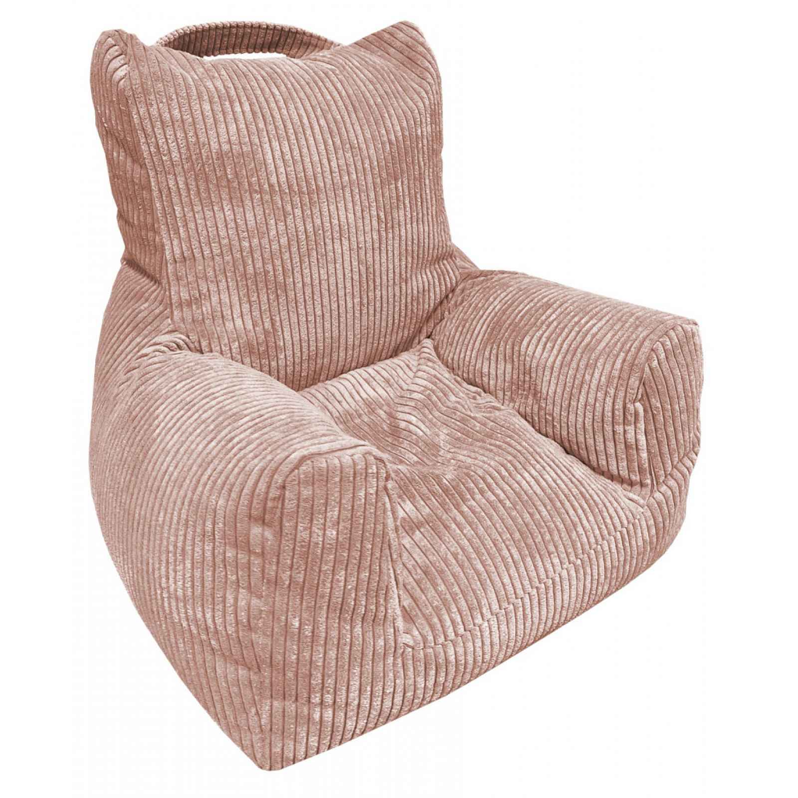 Dětské křeslo Tobi Plus, růžová strukturovaná látka