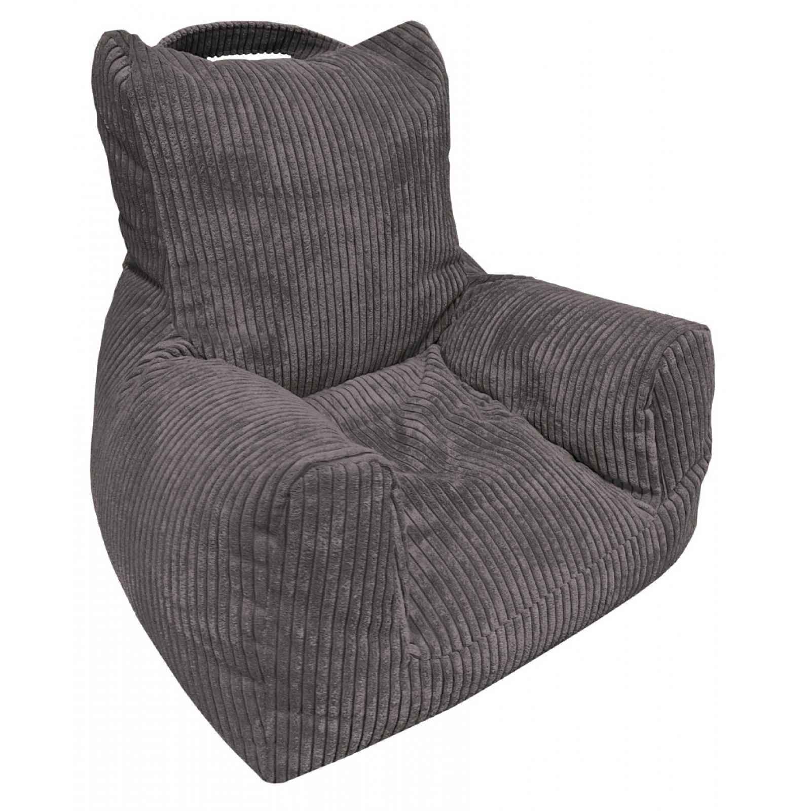 Dětské křeslo Tobi Plus, šedá strukturovaná látka