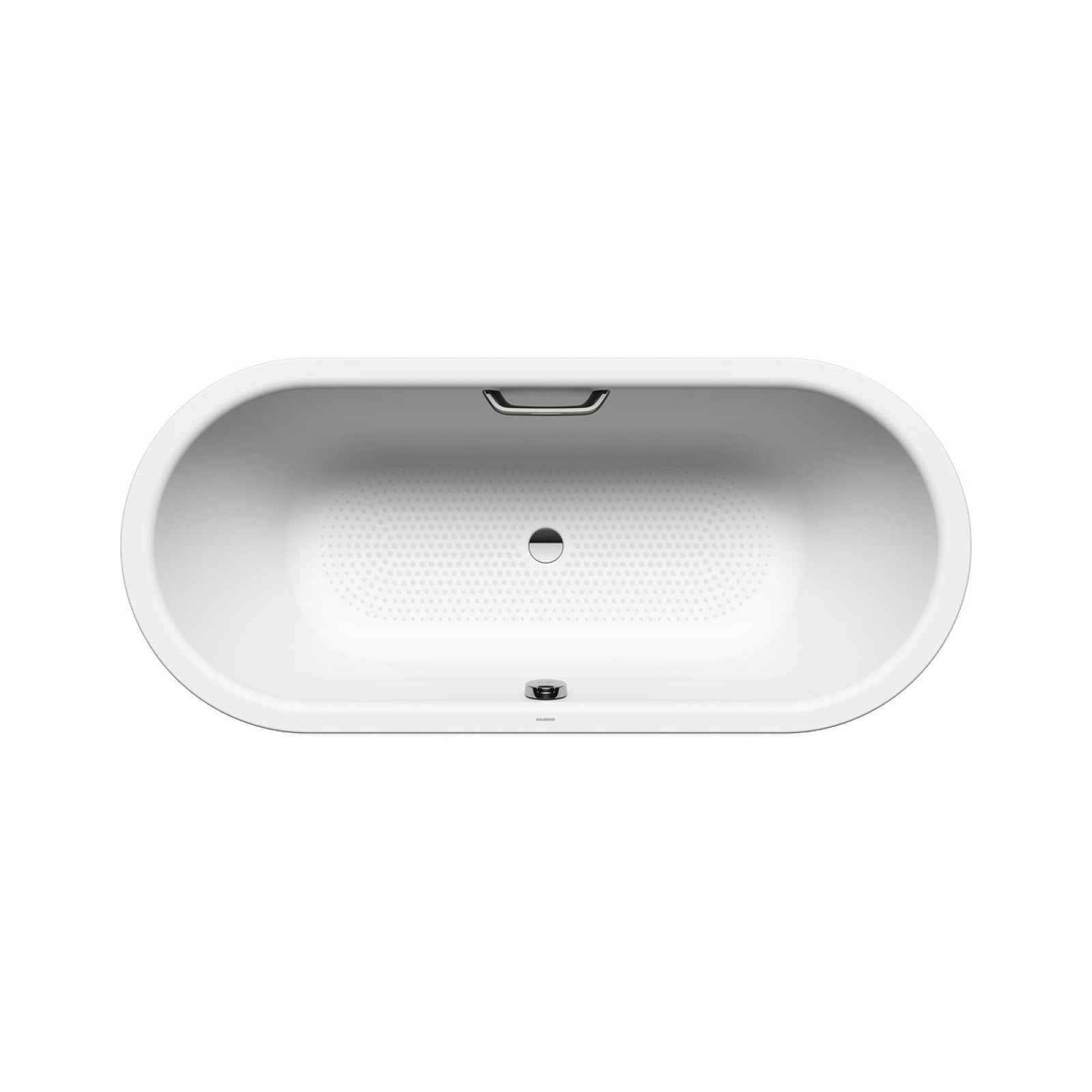 Oválná vana Kaldewei Classic Duo 180x80 cm smaltovaná ocel celoplošný Antislip alpská bílá 291234010001