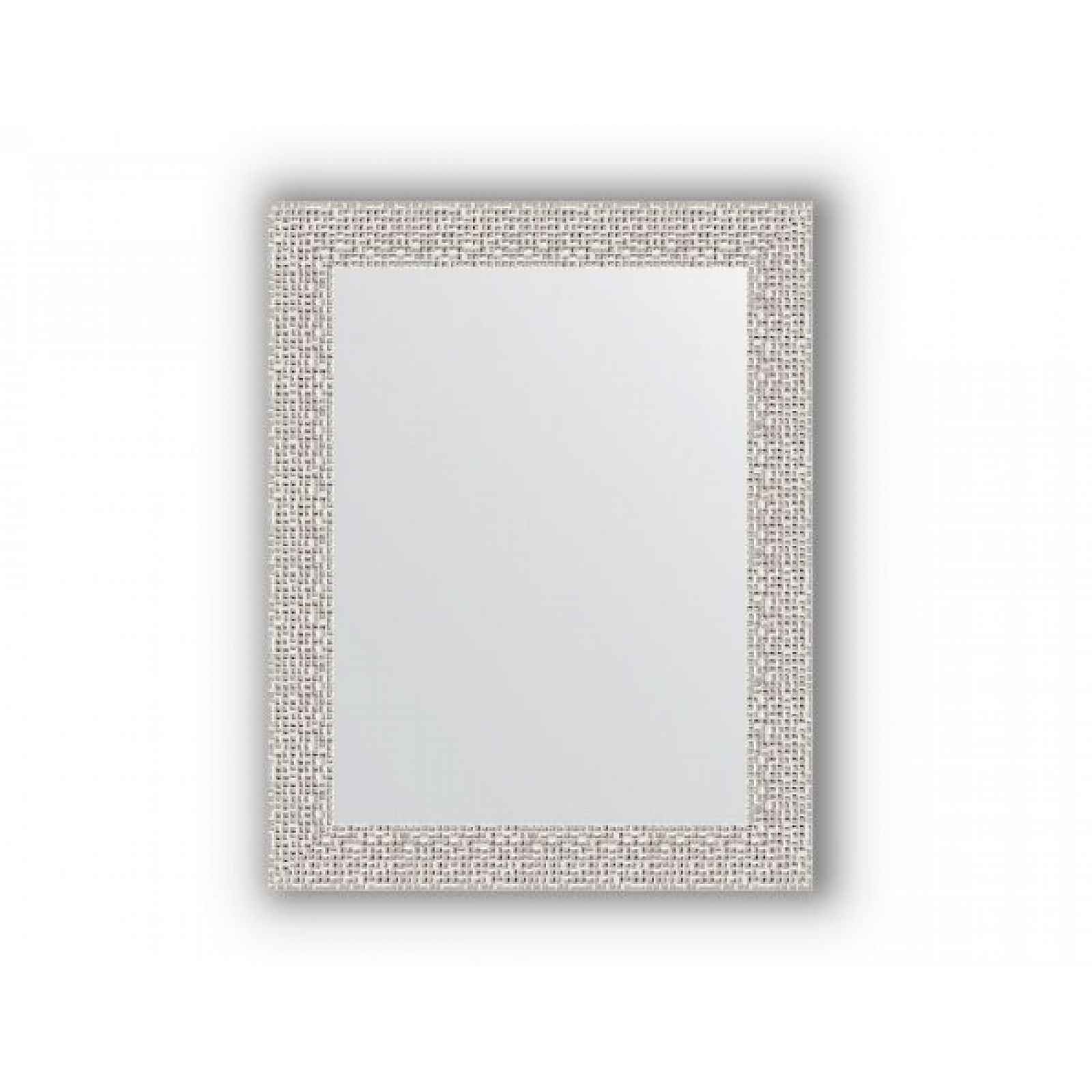 Zrcadlo v rámu, chromová mozaika, 71x131 cm